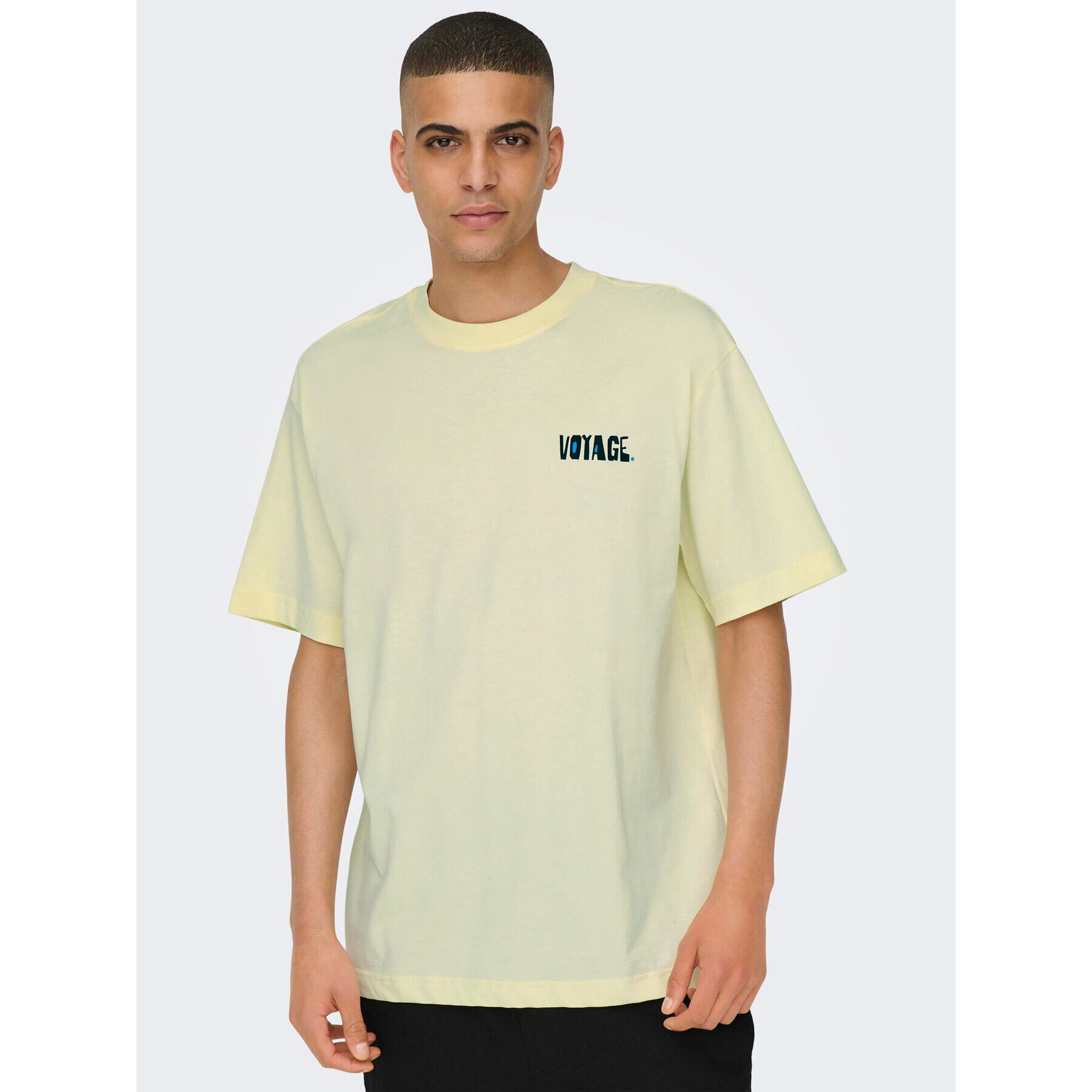 Only & Sons Тишърт 22025301 Жълт Relaxed Fit - Pepit.bg