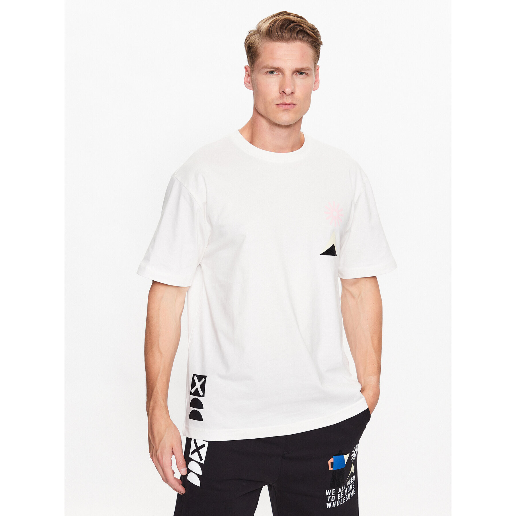 Only & Sons Тишърт 22025413 Бял Regular Fit - Pepit.bg