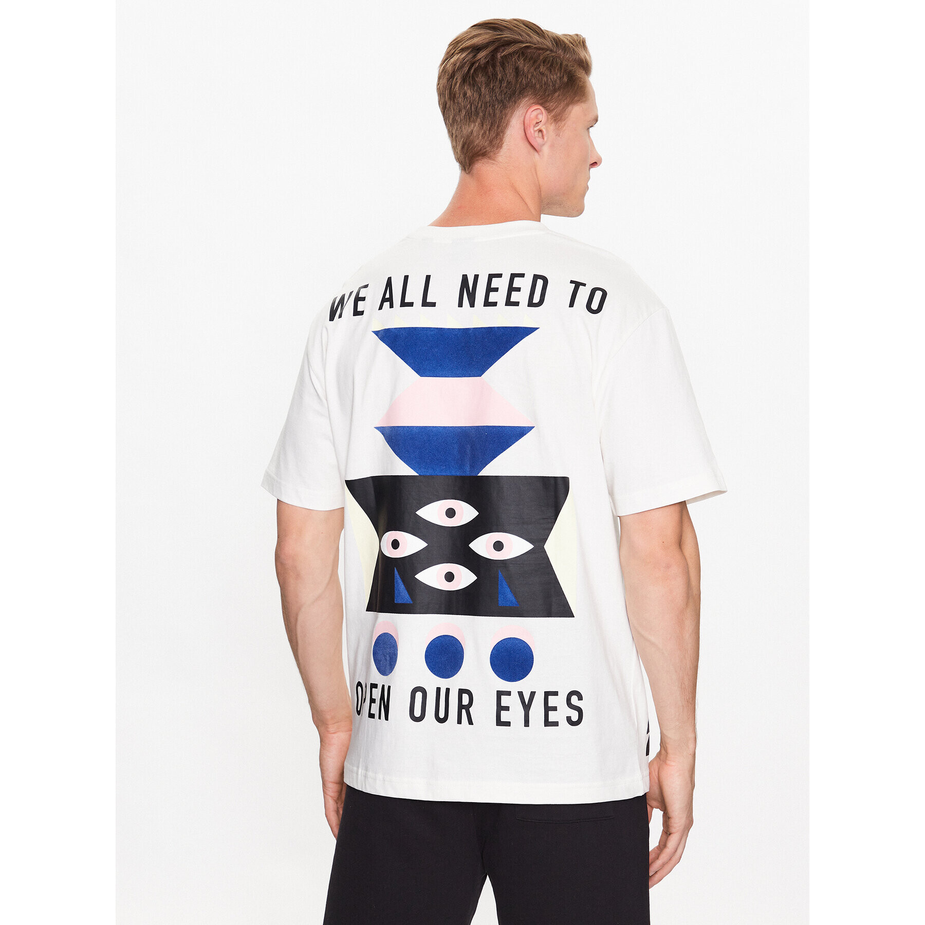 Only & Sons Тишърт 22025413 Бял Regular Fit - Pepit.bg