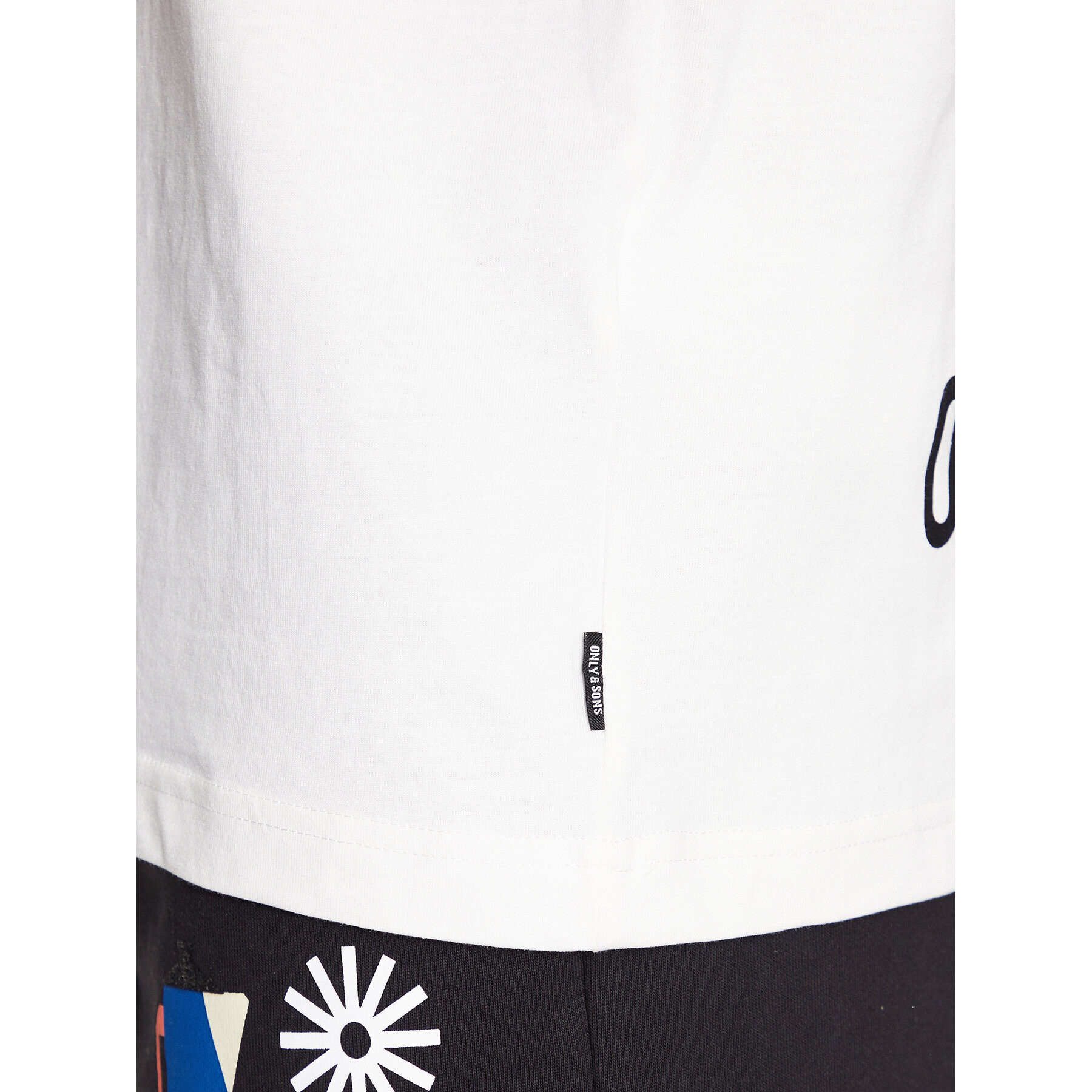 Only & Sons Тишърт 22025413 Бял Regular Fit - Pepit.bg