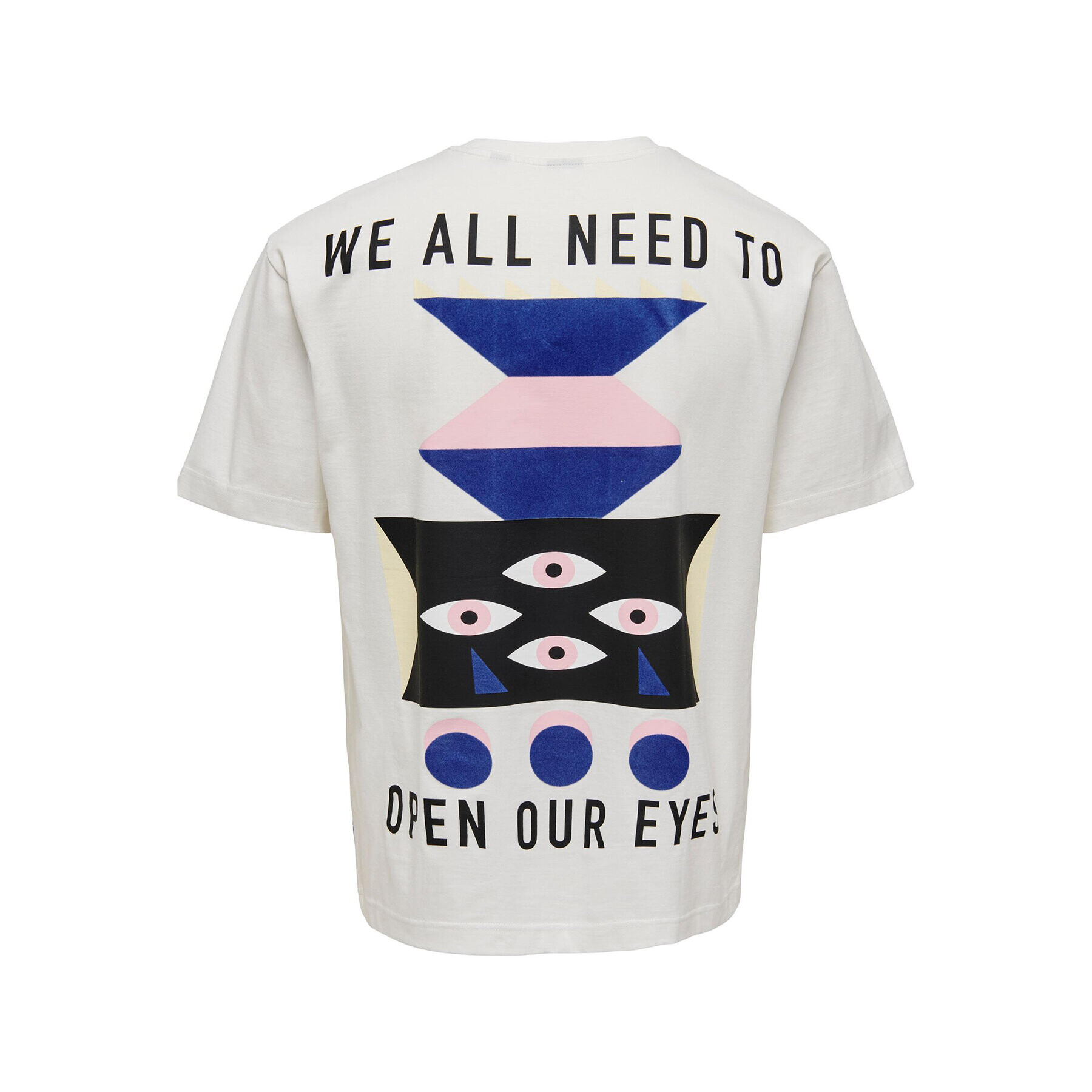 Only & Sons Тишърт 22025413 Бял Regular Fit - Pepit.bg