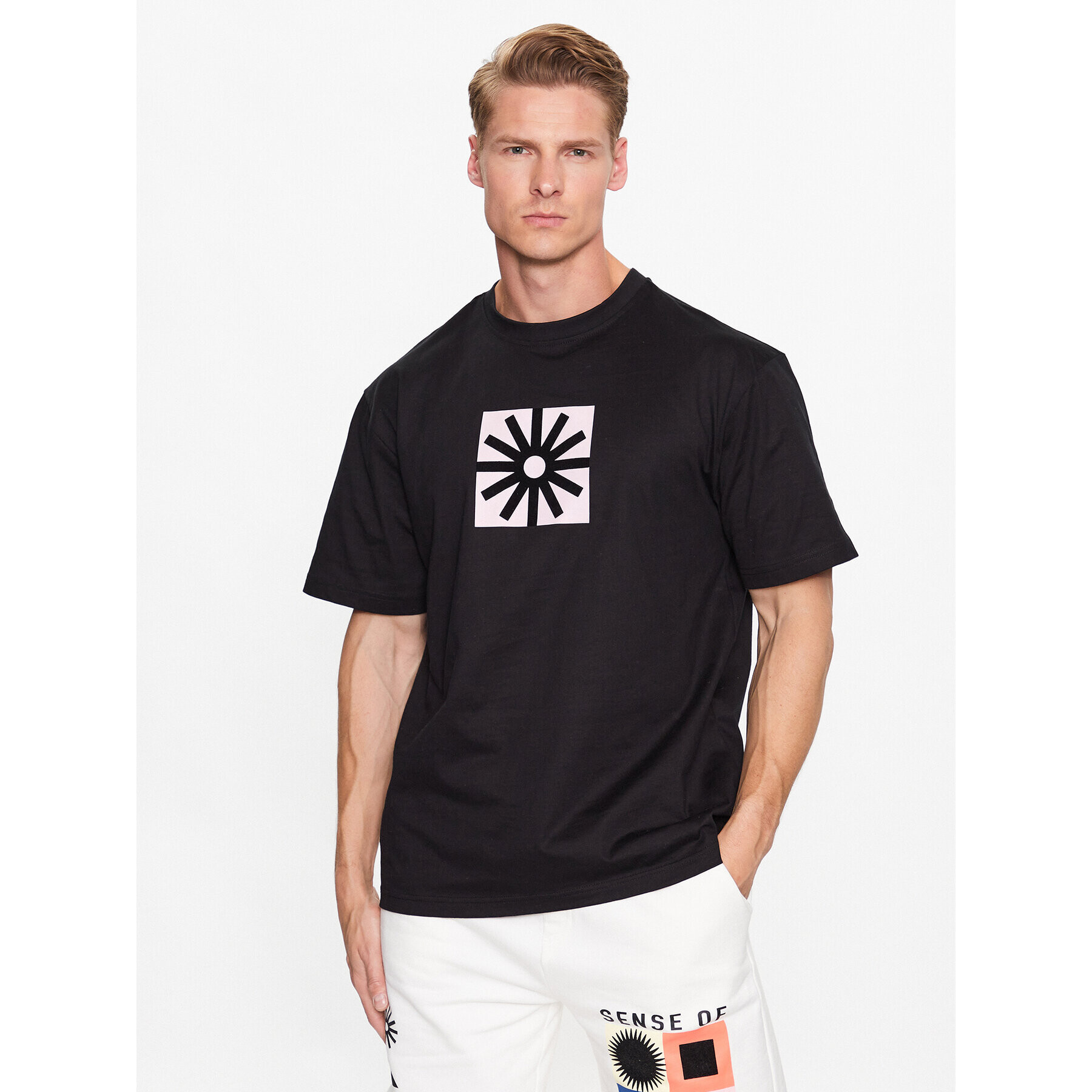 Only & Sons Тишърт 22025413 Черен Regular Fit - Pepit.bg