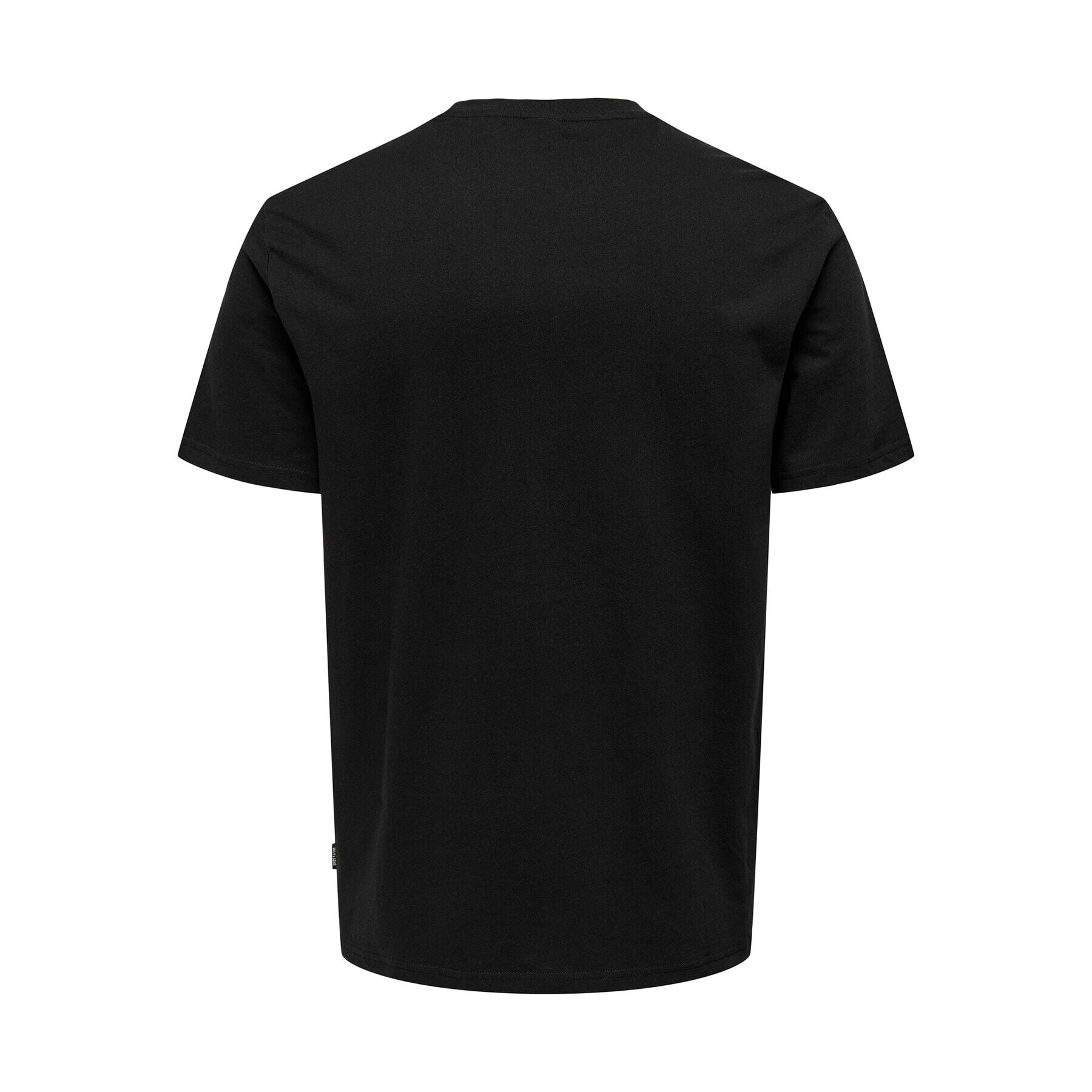 Only & Sons Тишърт 22026039 Черен Regular Fit - Pepit.bg