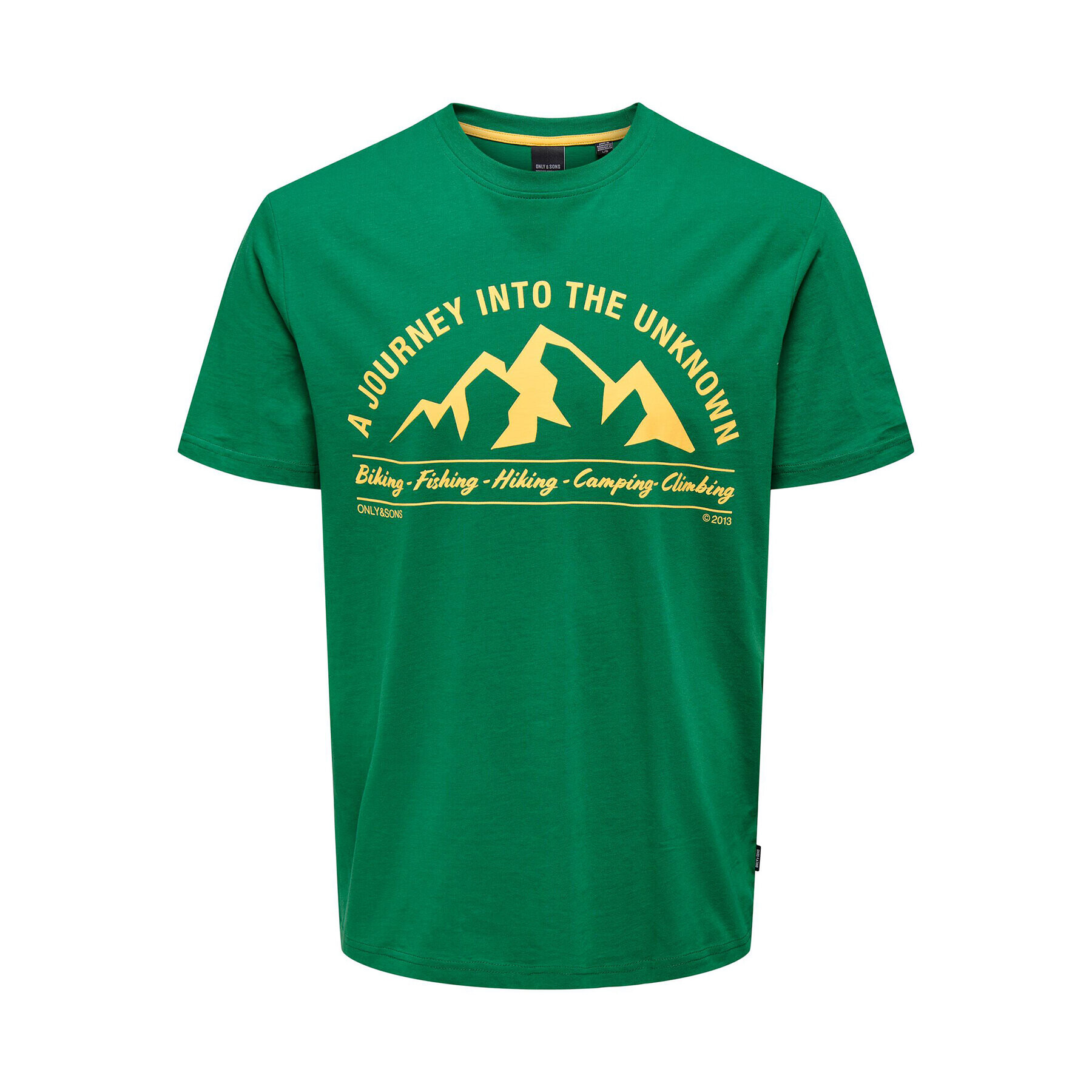 Only & Sons Тишърт 22026039 Зелен Regular Fit - Pepit.bg