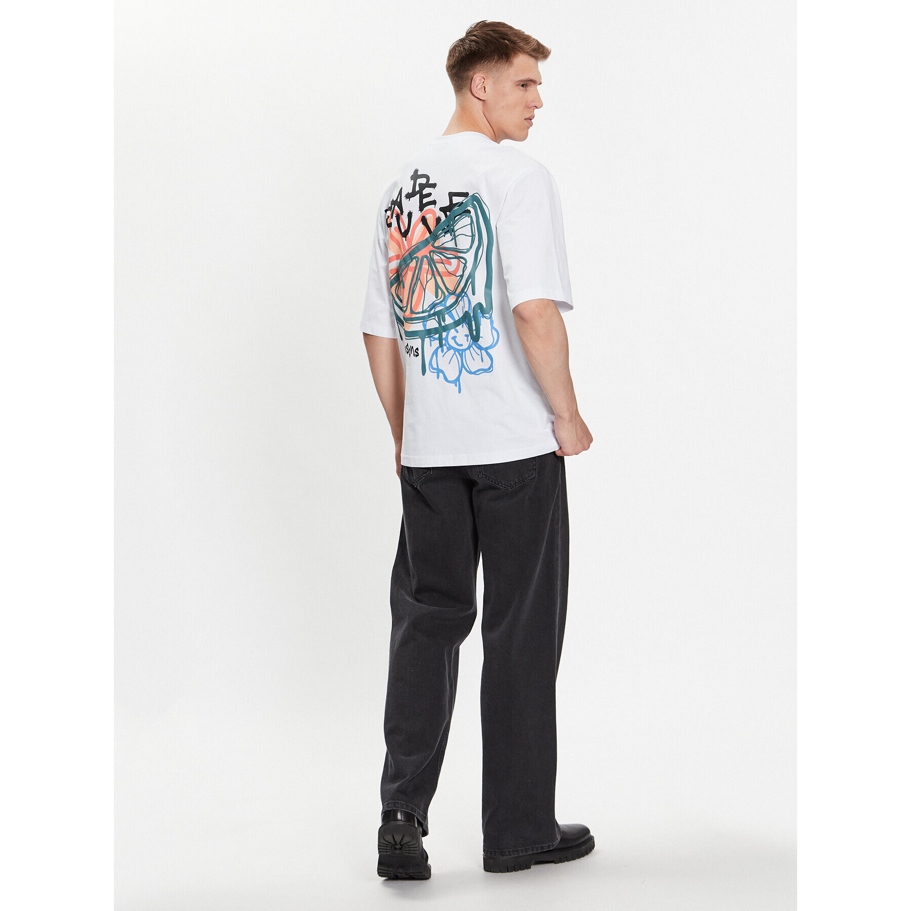 Only & Sons Тишърт 22026060 Бял Relaxed Fit - Pepit.bg