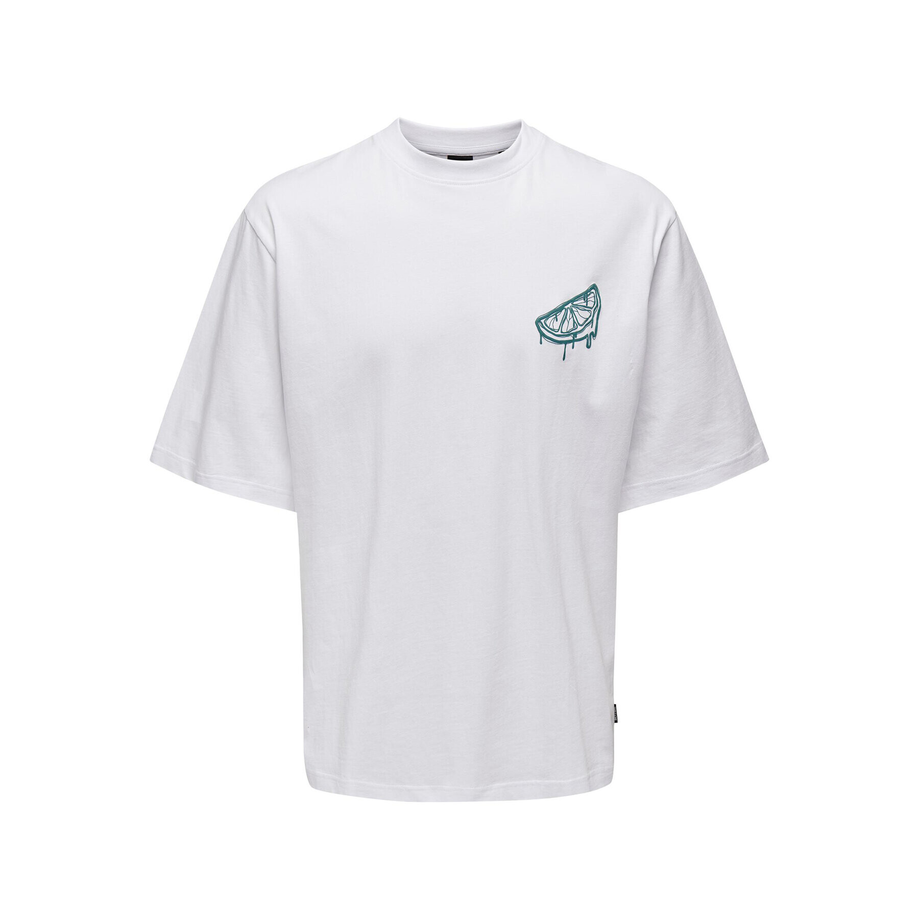 Only & Sons Тишърт 22026060 Бял Relaxed Fit - Pepit.bg