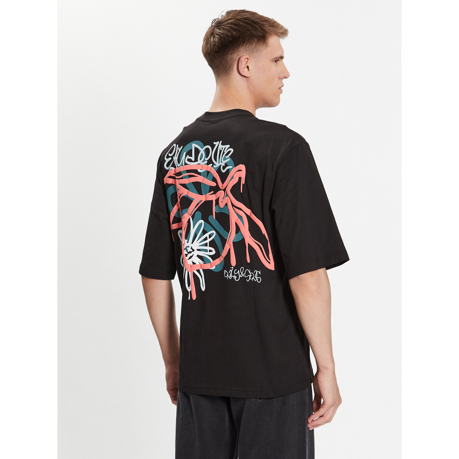 Only & Sons Тишърт 22026060 Черен Relaxed Fit - Pepit.bg