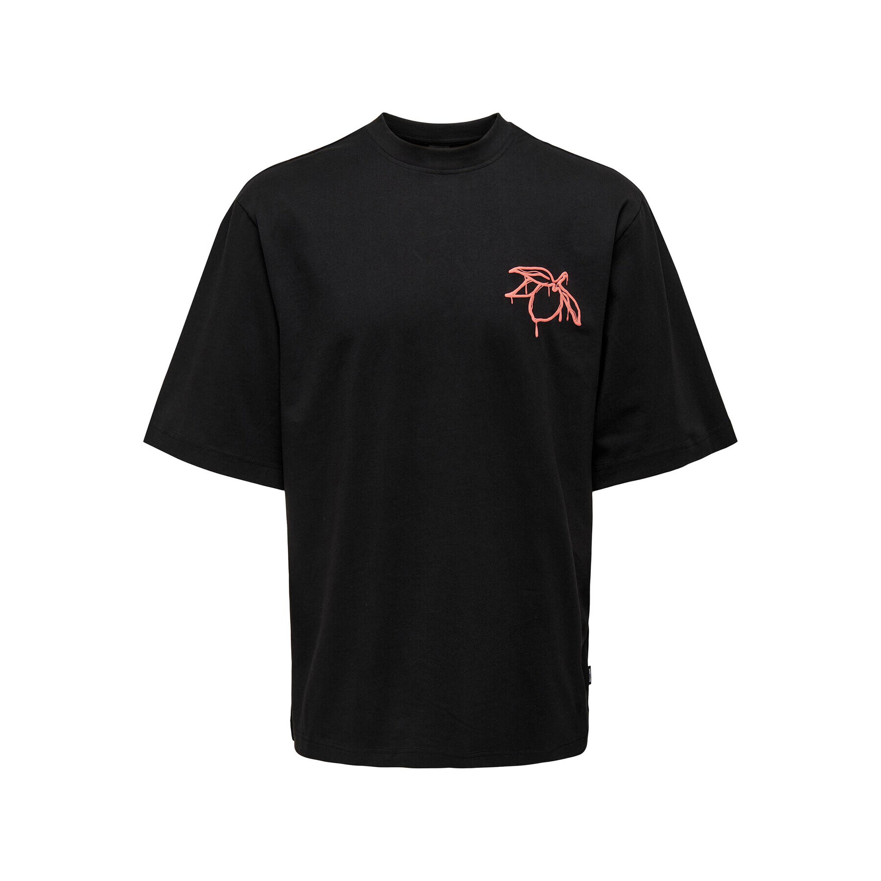 Only & Sons Тишърт 22026060 Черен Relaxed Fit - Pepit.bg