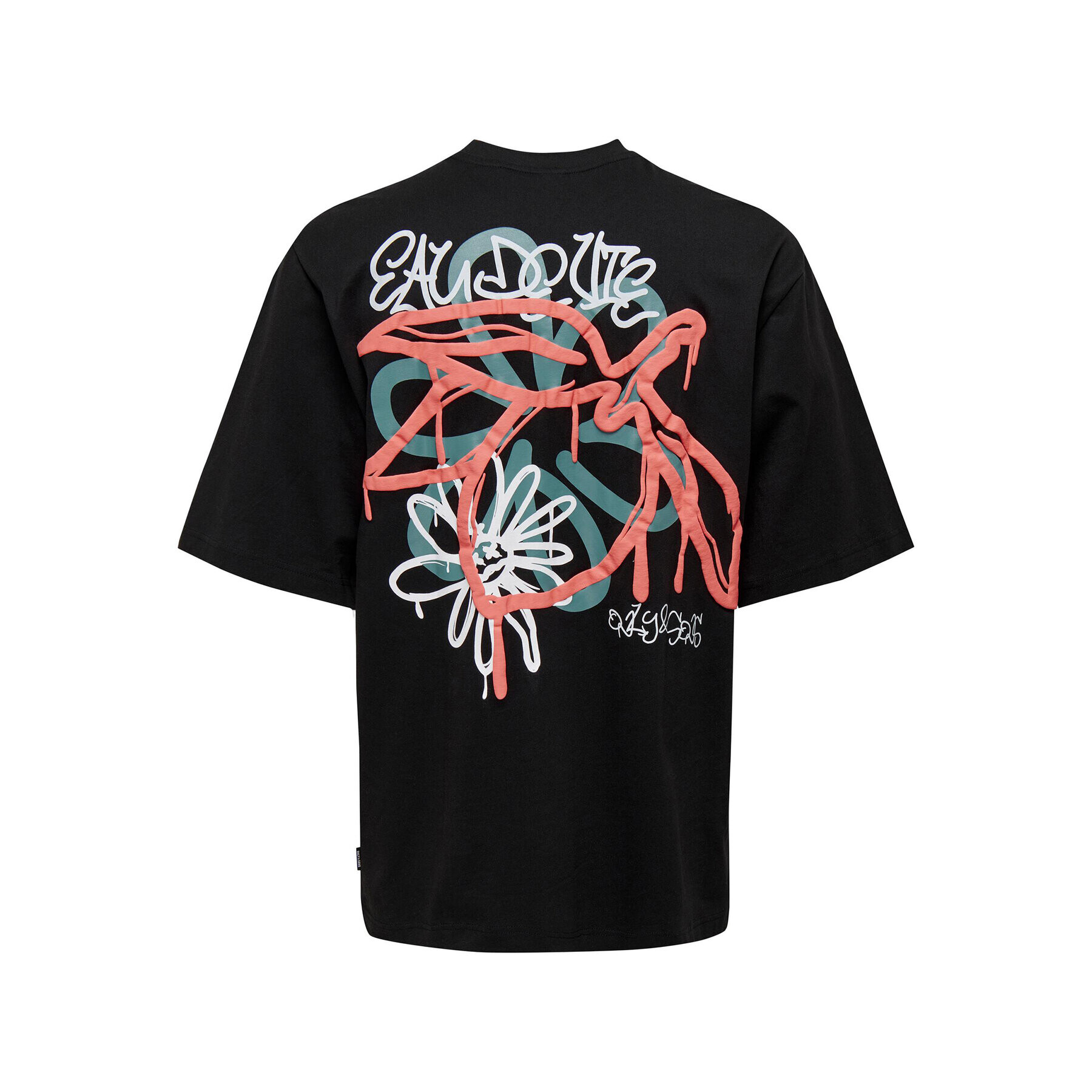 Only & Sons Тишърт 22026060 Черен Relaxed Fit - Pepit.bg