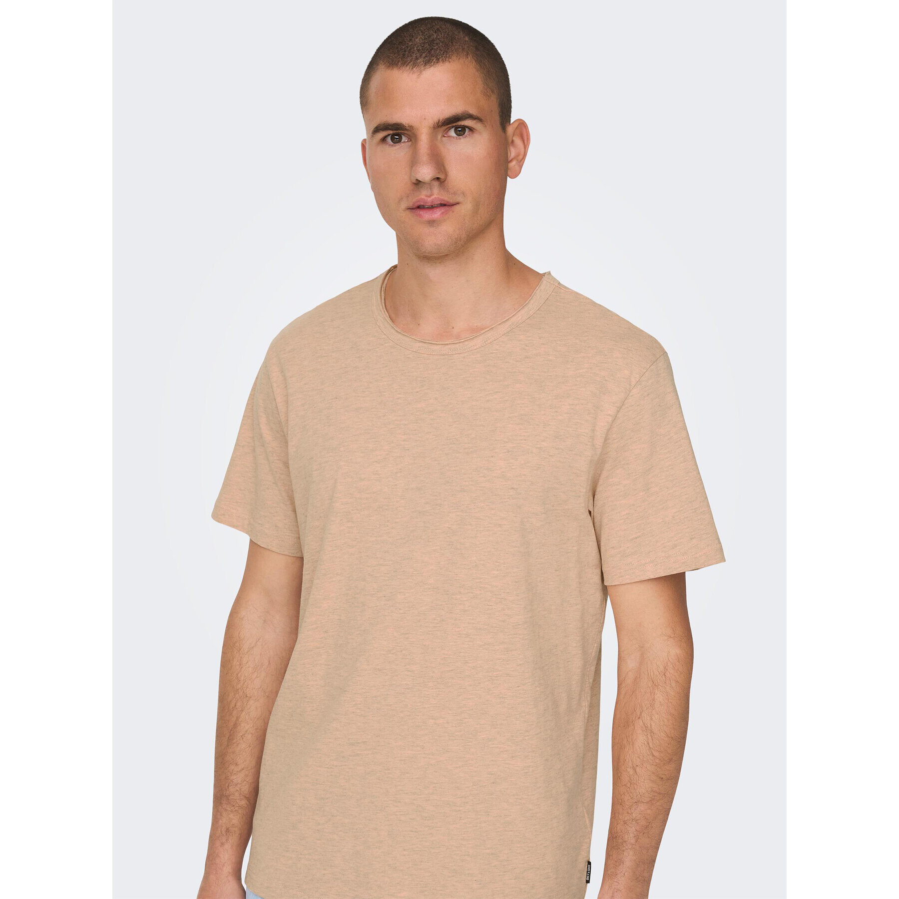 Only & Sons Тишърт 22026083 Оранжев Regular Fit - Pepit.bg