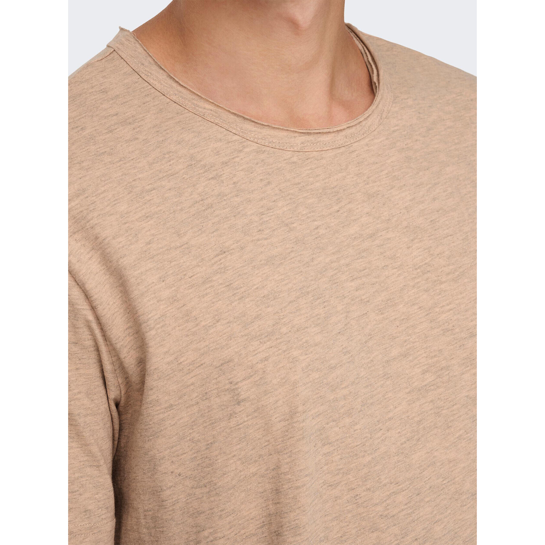 Only & Sons Тишърт 22026083 Оранжев Regular Fit - Pepit.bg