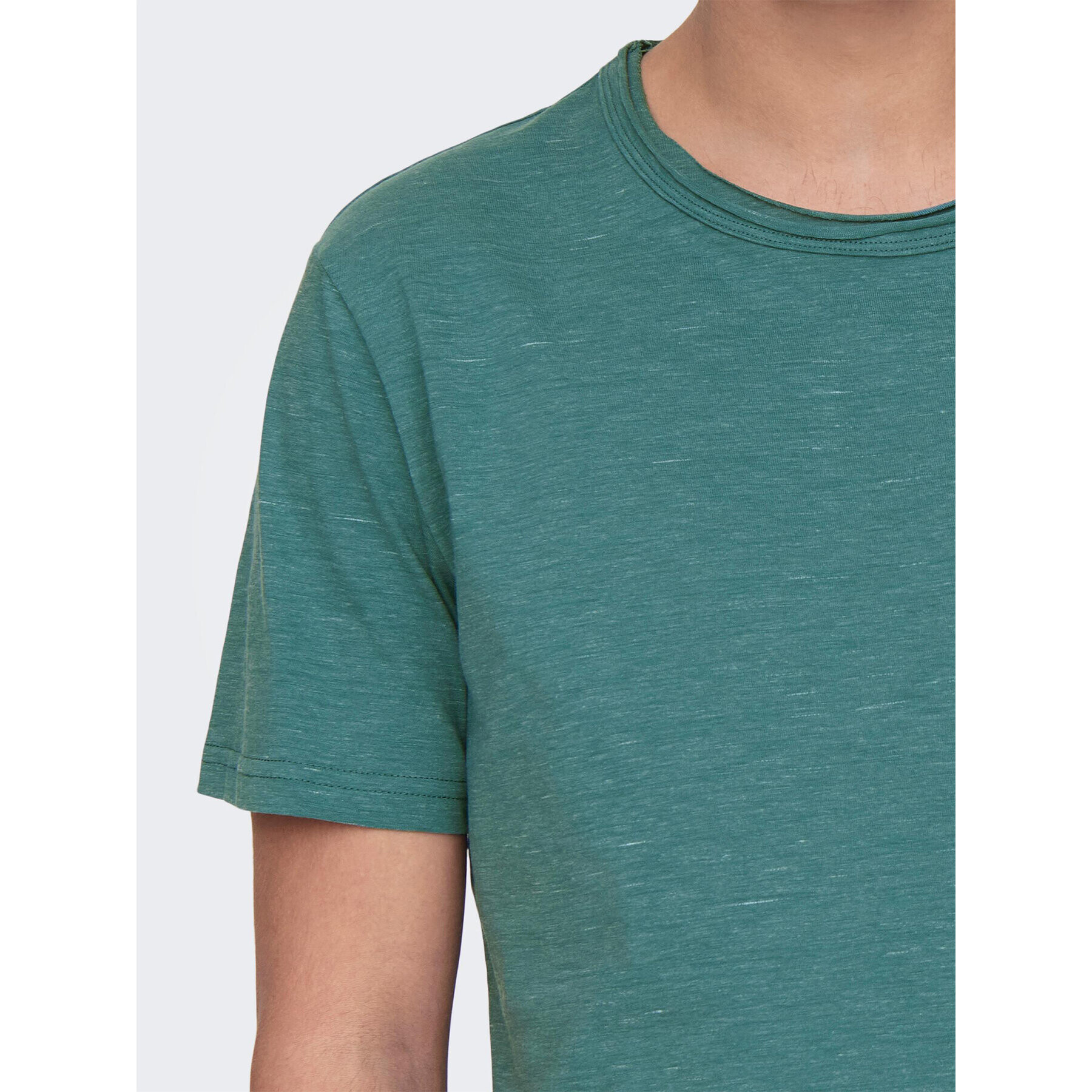 Only & Sons Тишърт 22026083 Зелен Regular Fit - Pepit.bg