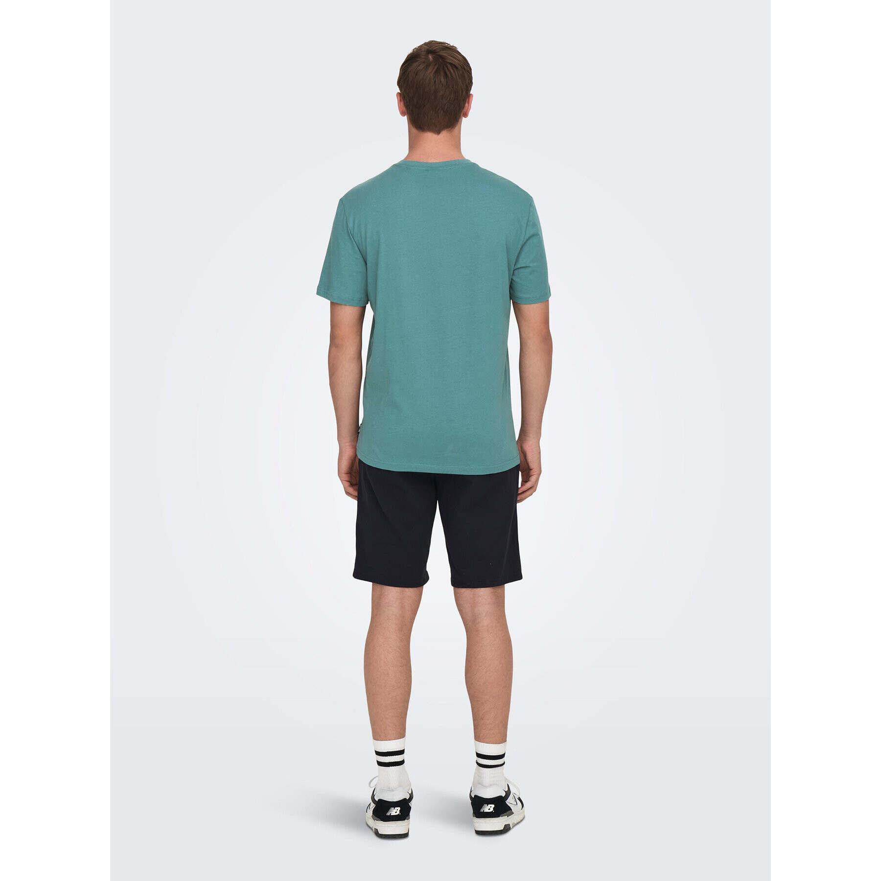 Only & Sons Тишърт 22026084 Син Regular Fit - Pepit.bg