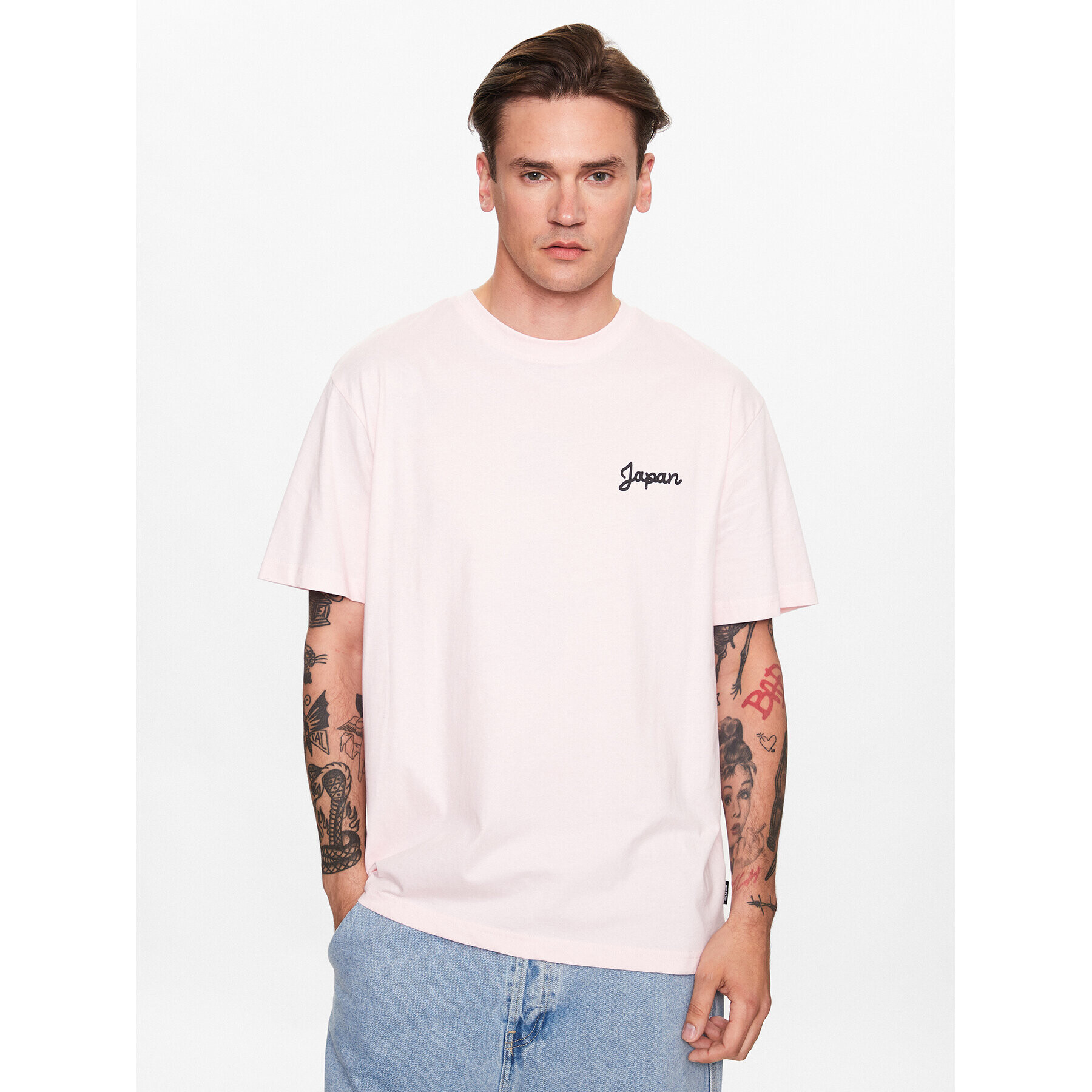 Only & Sons Тишърт 22026087 Розов Relaxed Fit - Pepit.bg