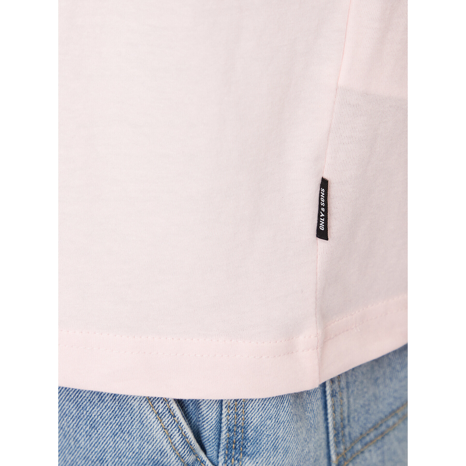 Only & Sons Тишърт 22026087 Розов Relaxed Fit - Pepit.bg