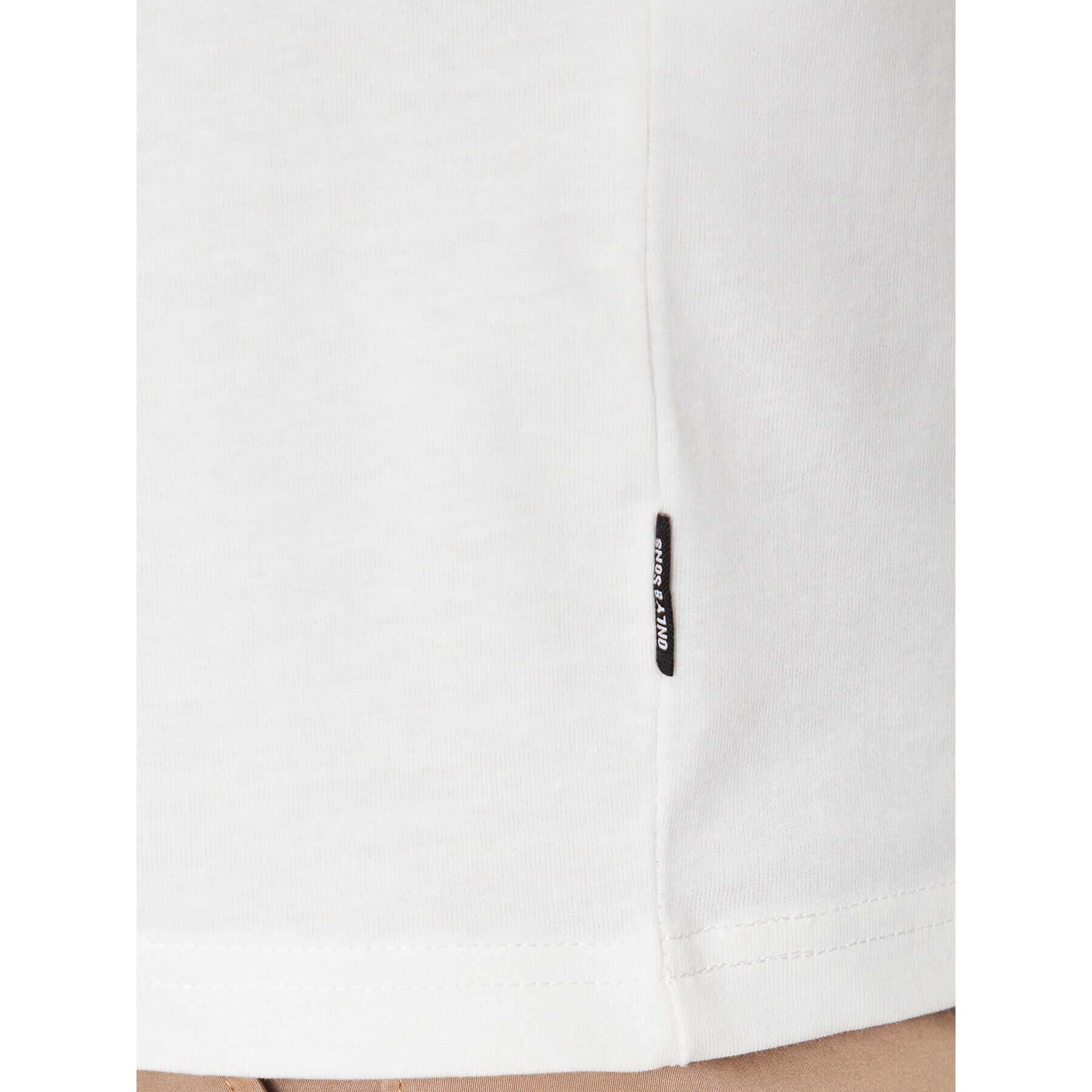 Only & Sons Тишърт 22026328 Бял Regular Fit - Pepit.bg