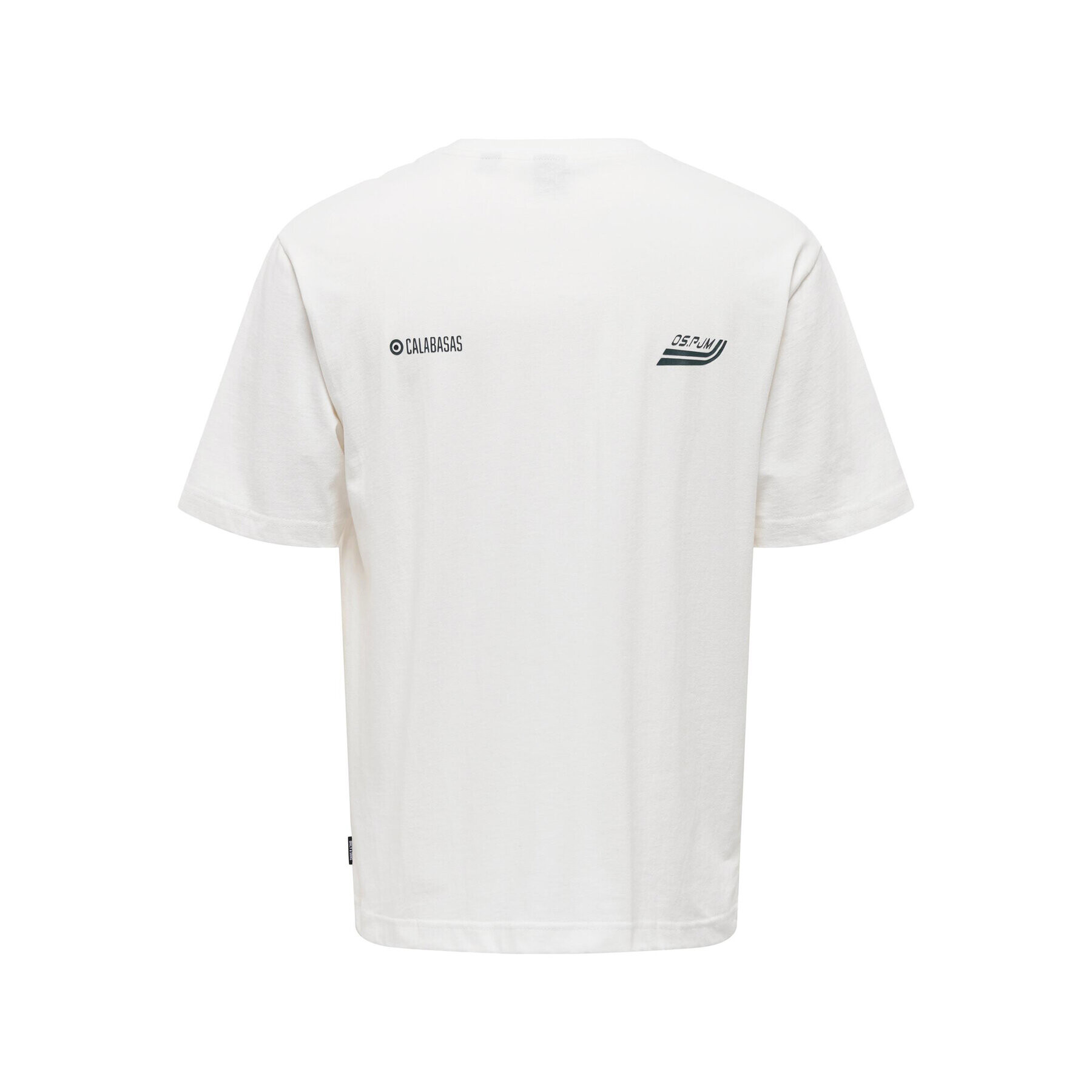 Only & Sons Тишърт 22026375 Бял Relaxed Fit - Pepit.bg