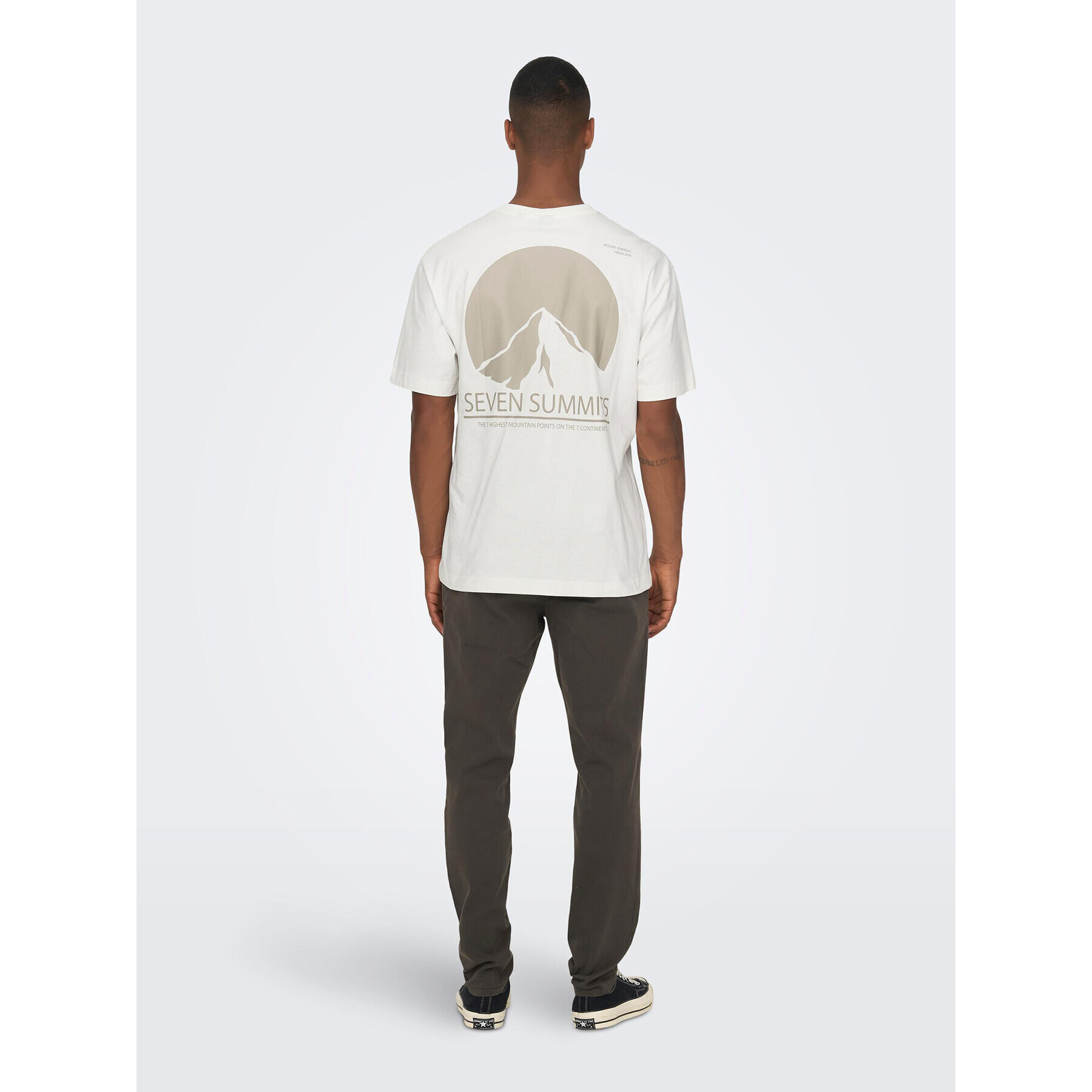 Only & Sons Тишърт 22026424 Бял Relaxed Fit - Pepit.bg