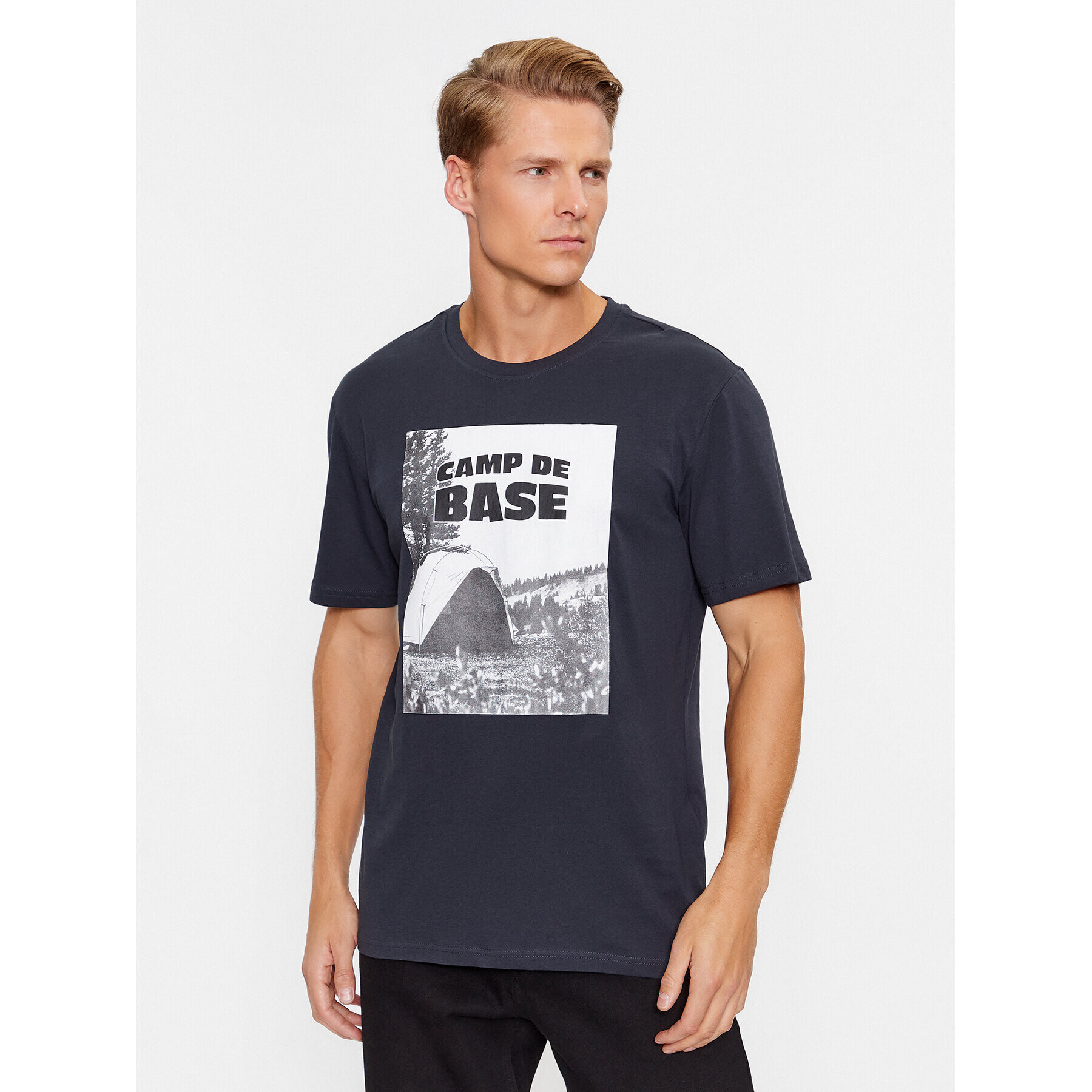 Only & Sons Тишърт 22027005 Тъмносин Regular Fit - Pepit.bg