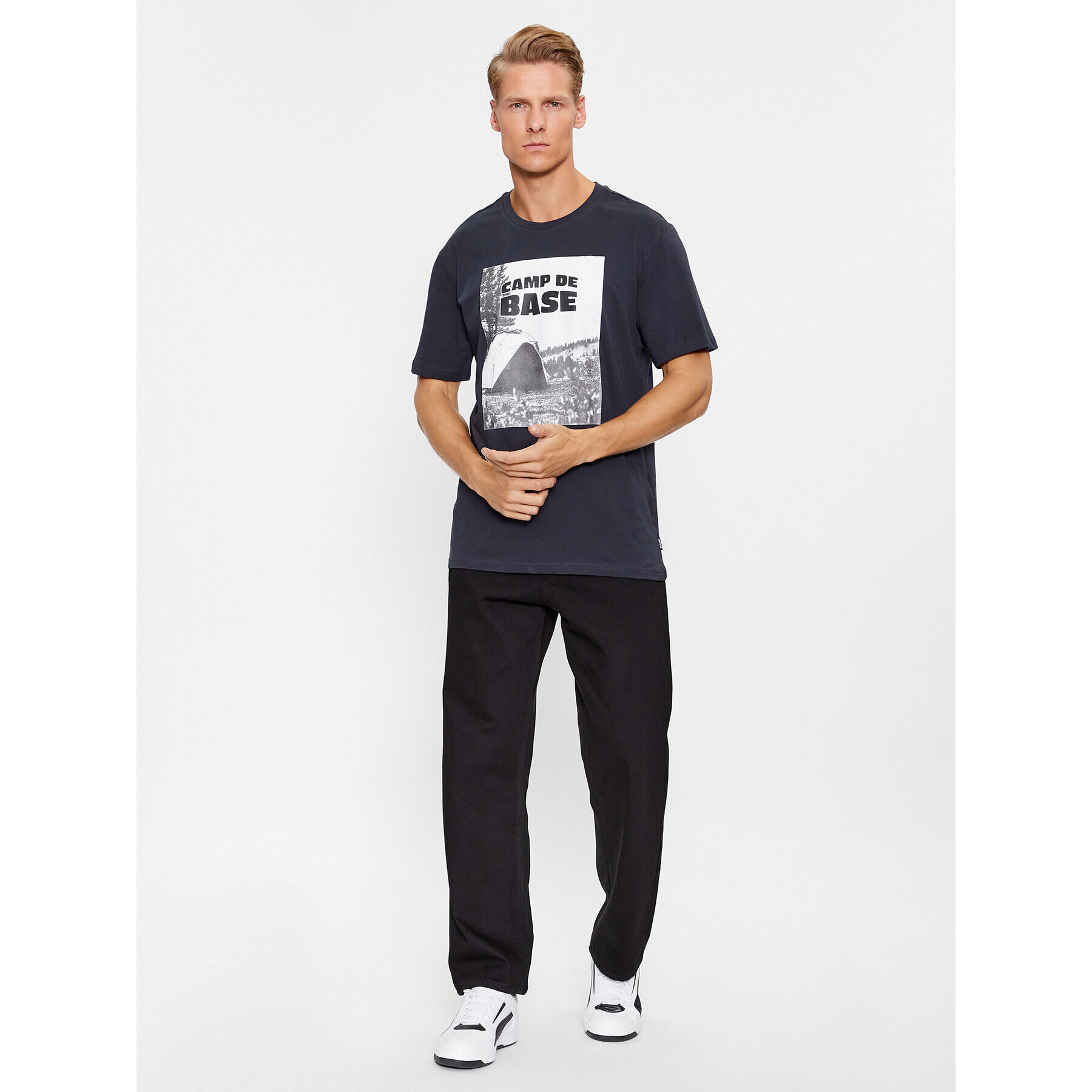 Only & Sons Тишърт 22027005 Тъмносин Regular Fit - Pepit.bg