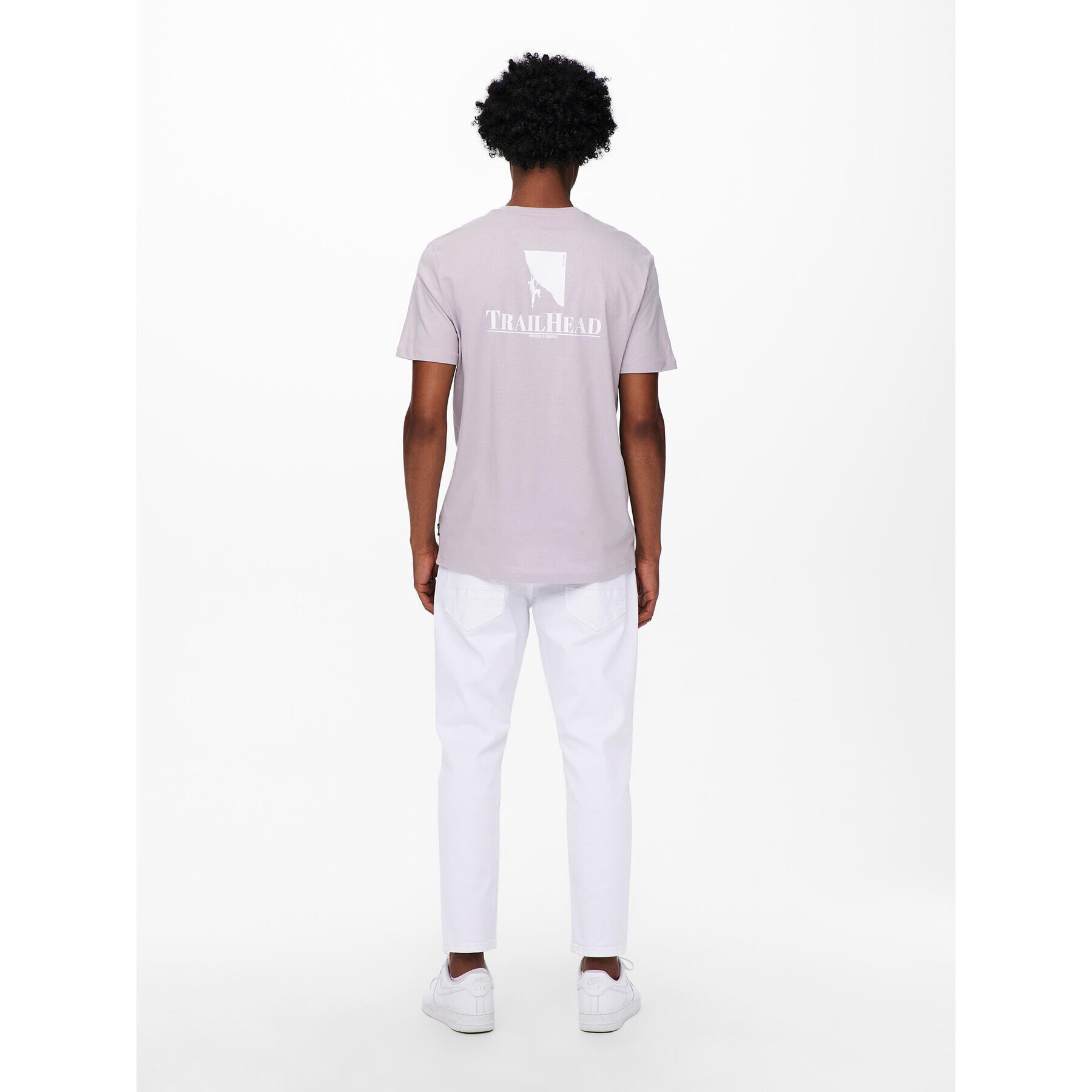 Only & Sons Тишърт Adam 22019288 Сив Regular Fit - Pepit.bg