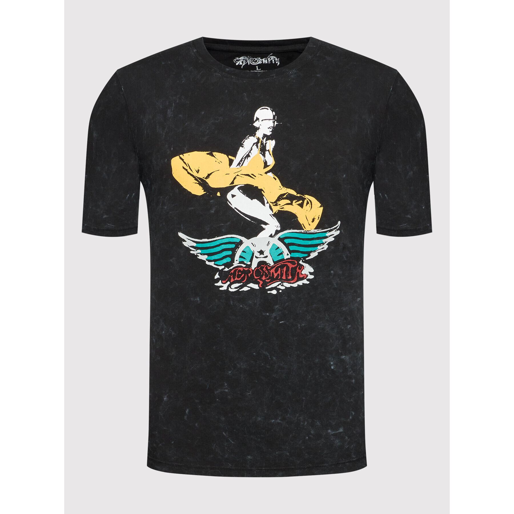 Only & Sons Тишърт Aerosmith 22020823 Черен Regular Fit - Pepit.bg