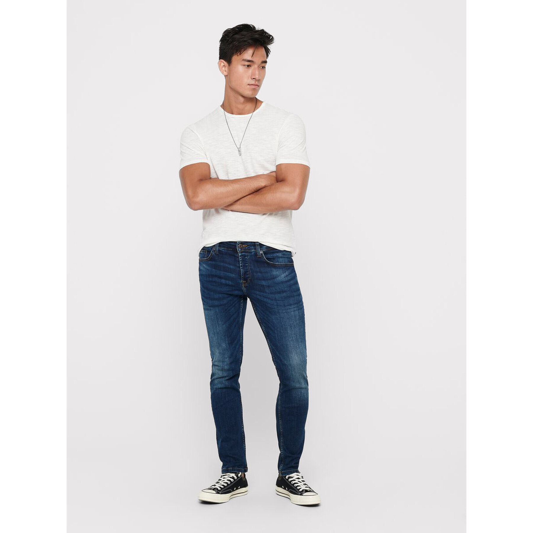 Only & Sons Тишърт Albert 22005108 Бежов Regular Fit - Pepit.bg