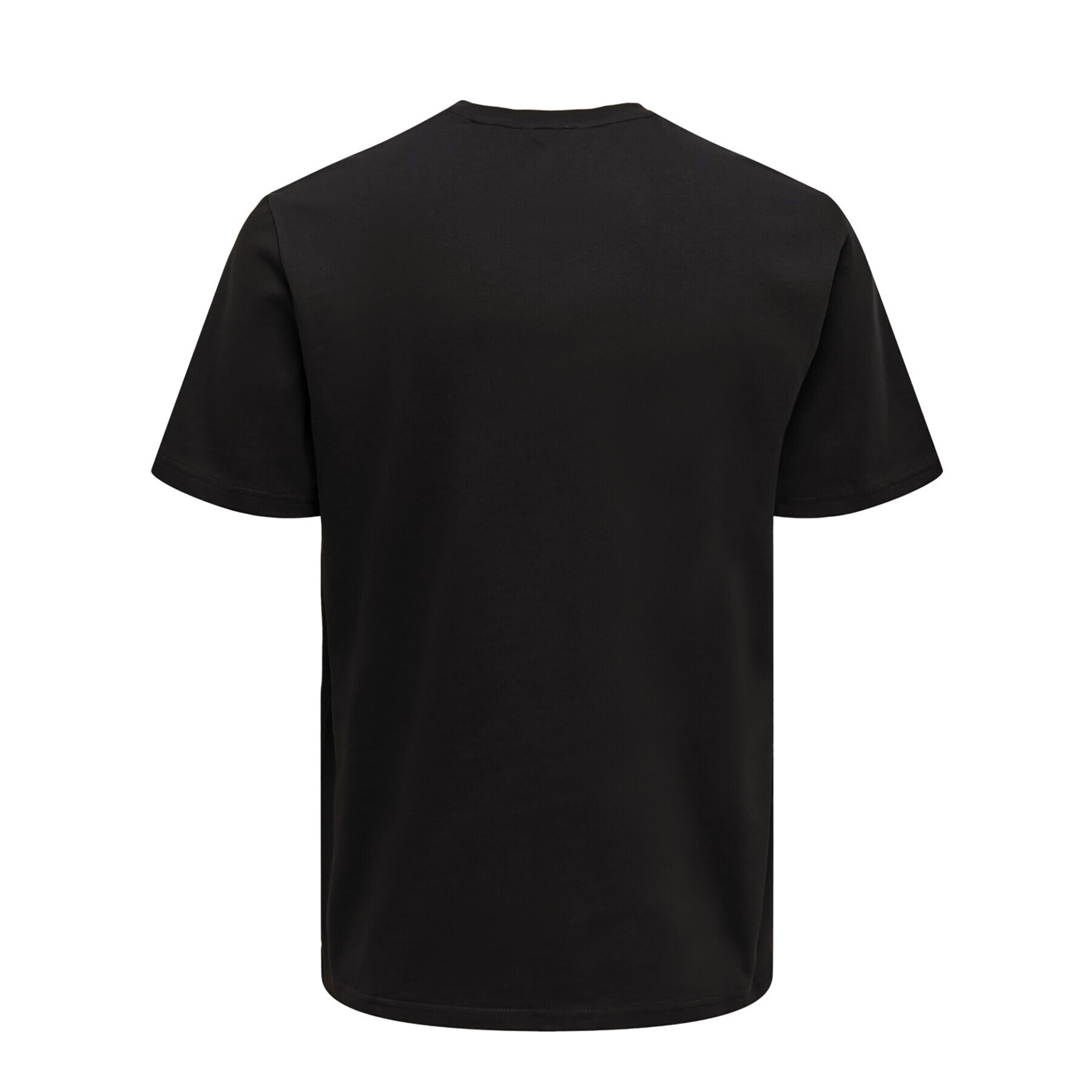 Only & Sons Тишърт Anel 22019359 Черен Regular Fit - Pepit.bg