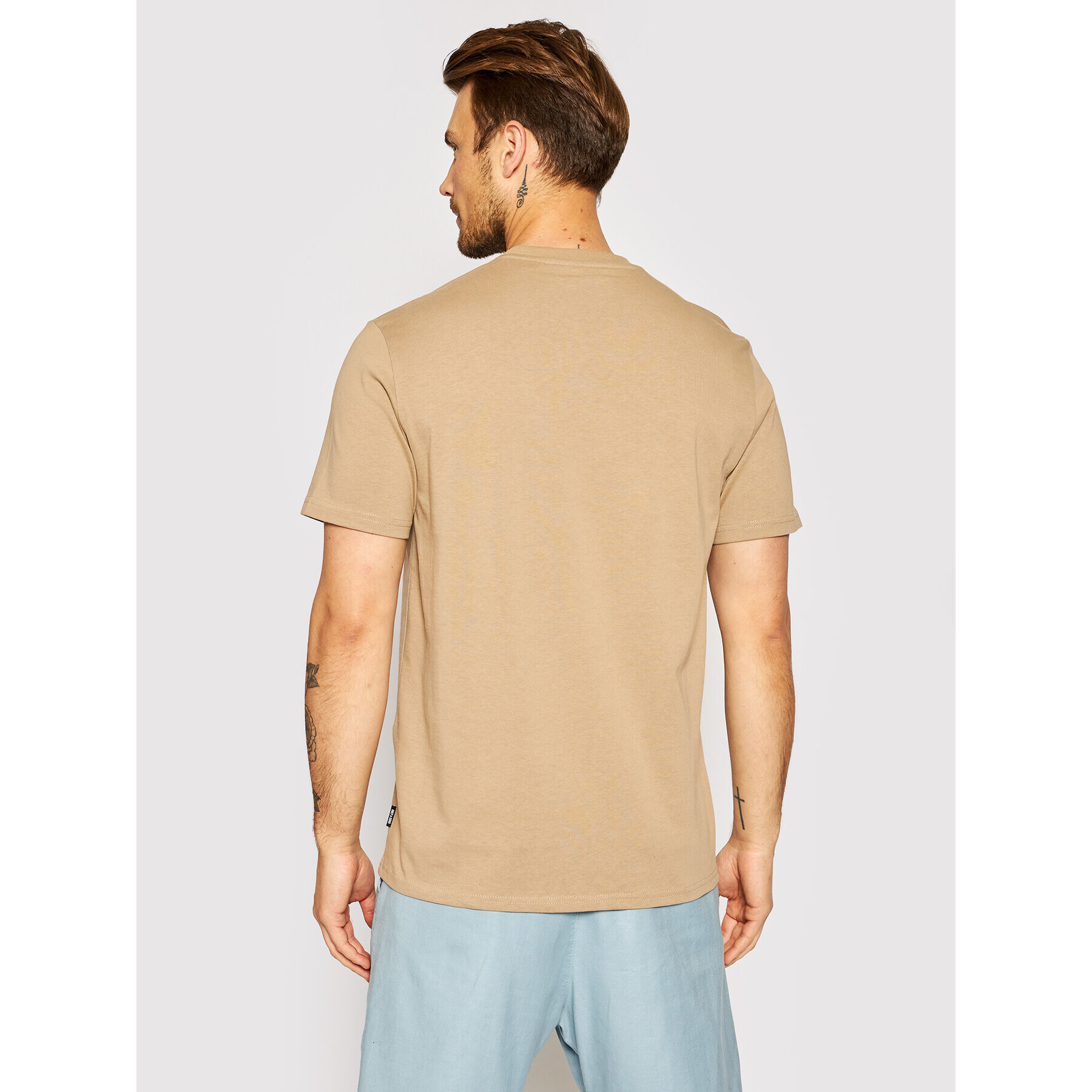 Only & Sons Тишърт Anel 22019359 Кафяв Regular Fit - Pepit.bg