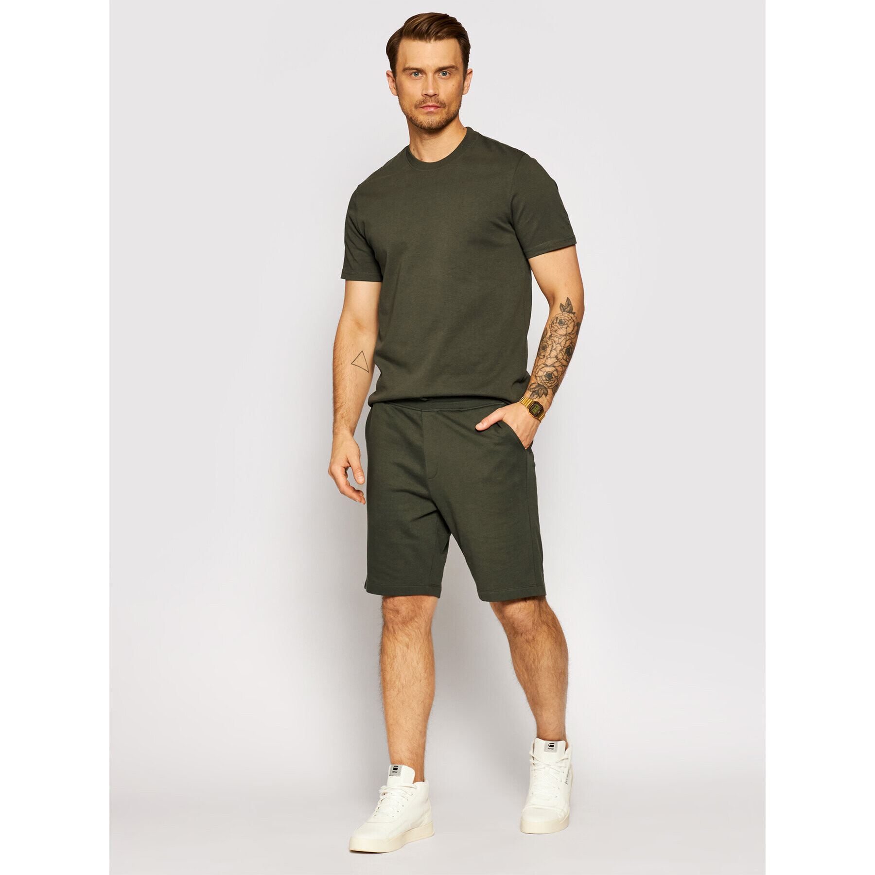 Only & Sons Тишърт Anel 22019359 Зелен Regular Fit - Pepit.bg