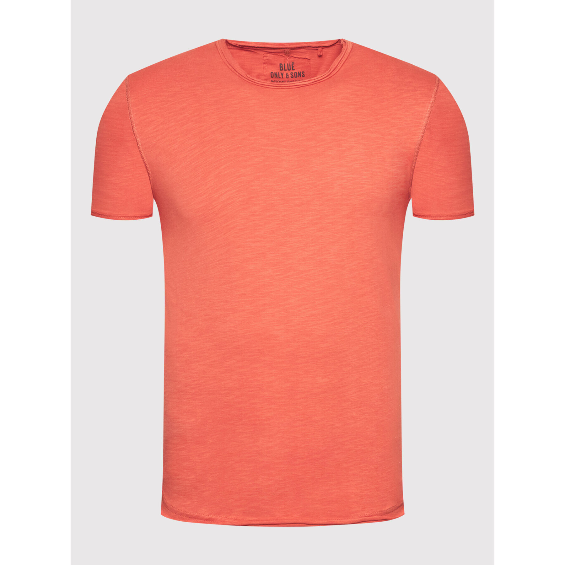 Only & Sons Тишърт Benne 22017822 Оранжев Regular Fit - Pepit.bg