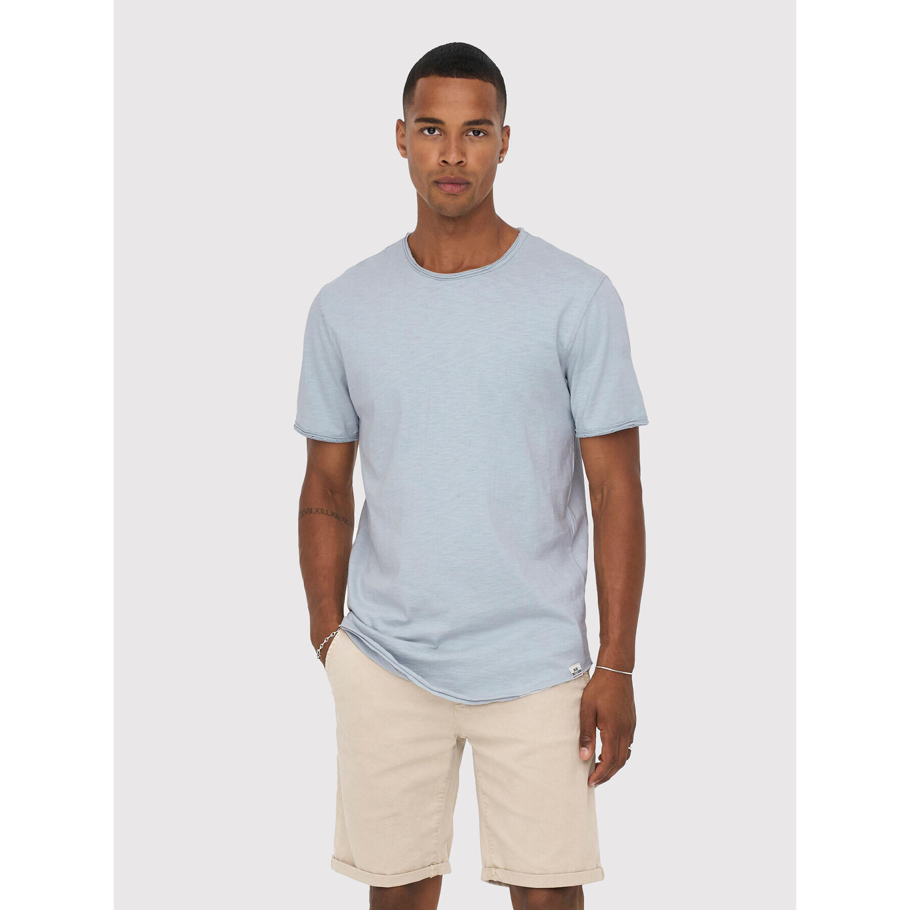 Only & Sons Тишърт Benne 22017822 Син Regular Fit - Pepit.bg