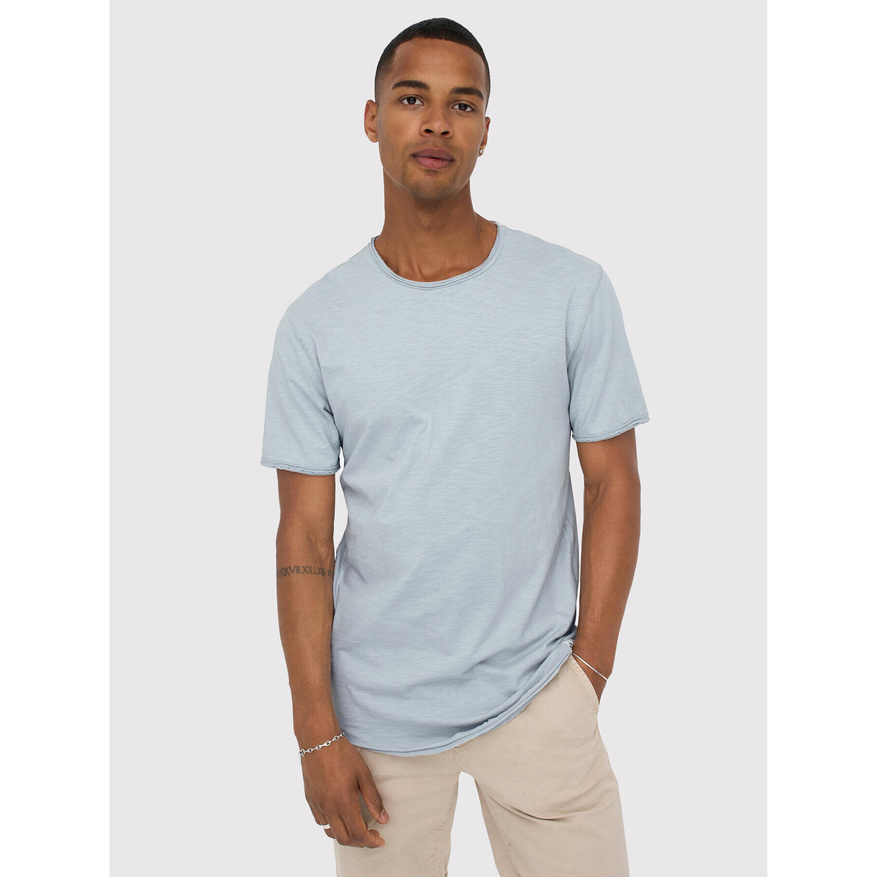 Only & Sons Тишърт Benne 22017822 Син Regular Fit - Pepit.bg