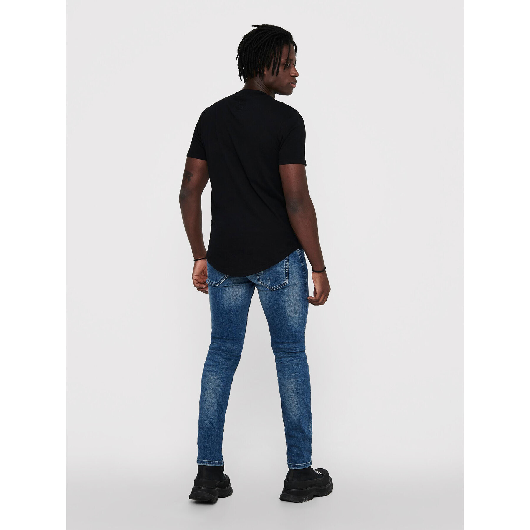 Only & Sons Тишърт Dash 22018623 Черен Regular Fit - Pepit.bg