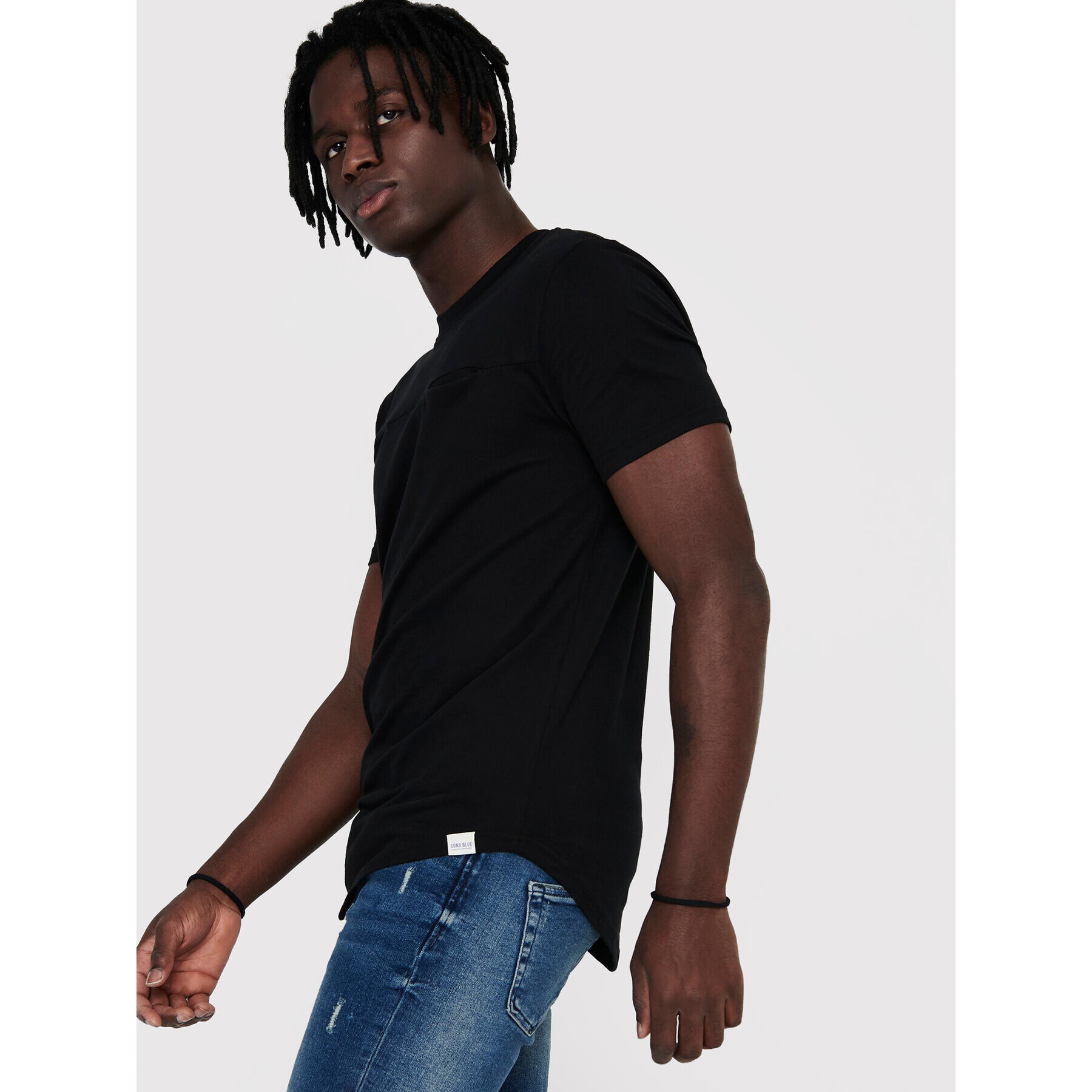 Only & Sons Тишърт Dash 22018623 Черен Regular Fit - Pepit.bg