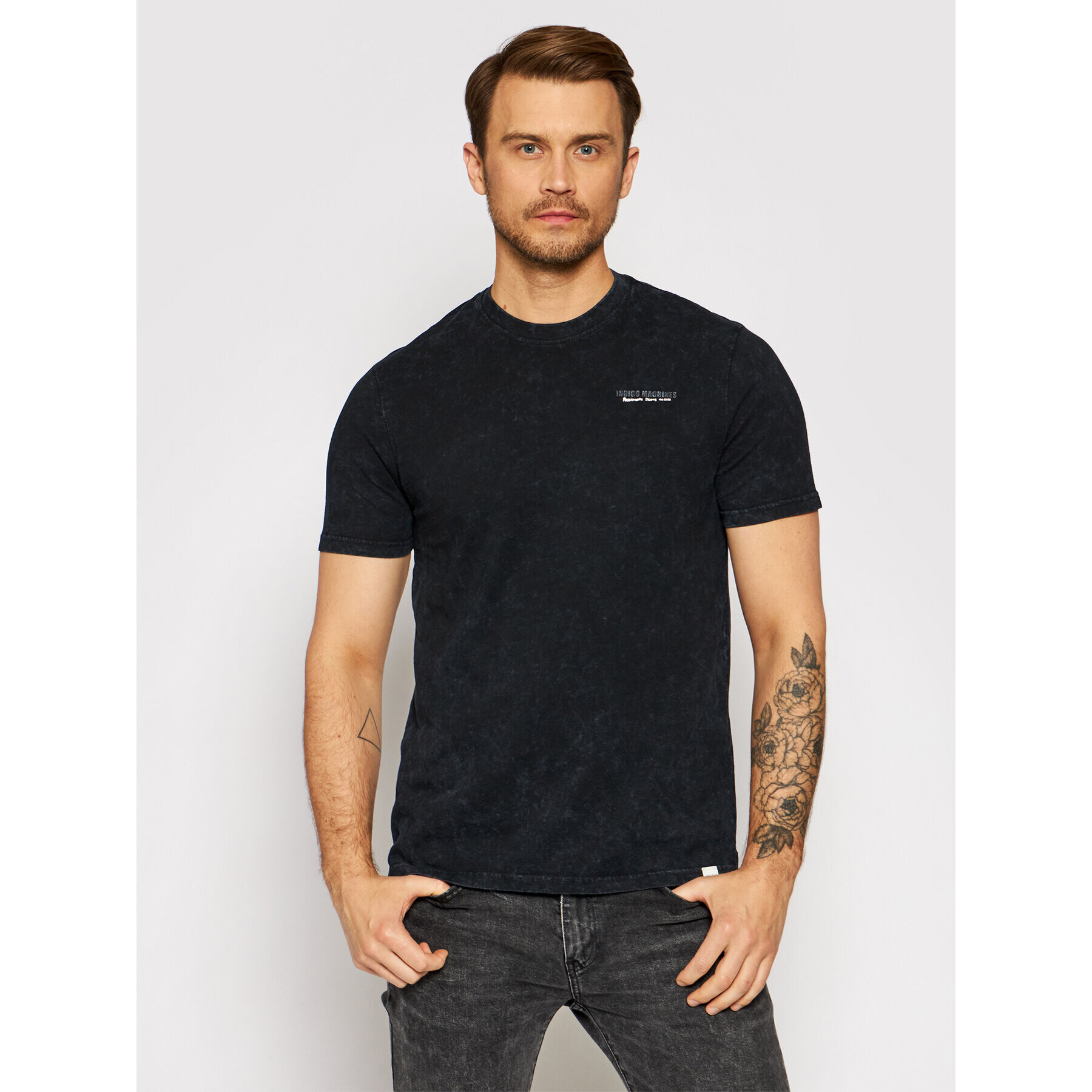 Only & Sons Тишърт Dilan 22018634 Черен Slim Fit - Pepit.bg
