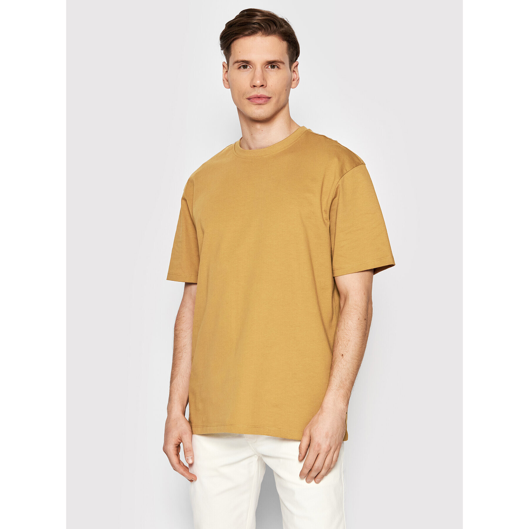 Only & Sons Тишърт Fred 22022532 Кафяв Relaxed Fit - Pepit.bg
