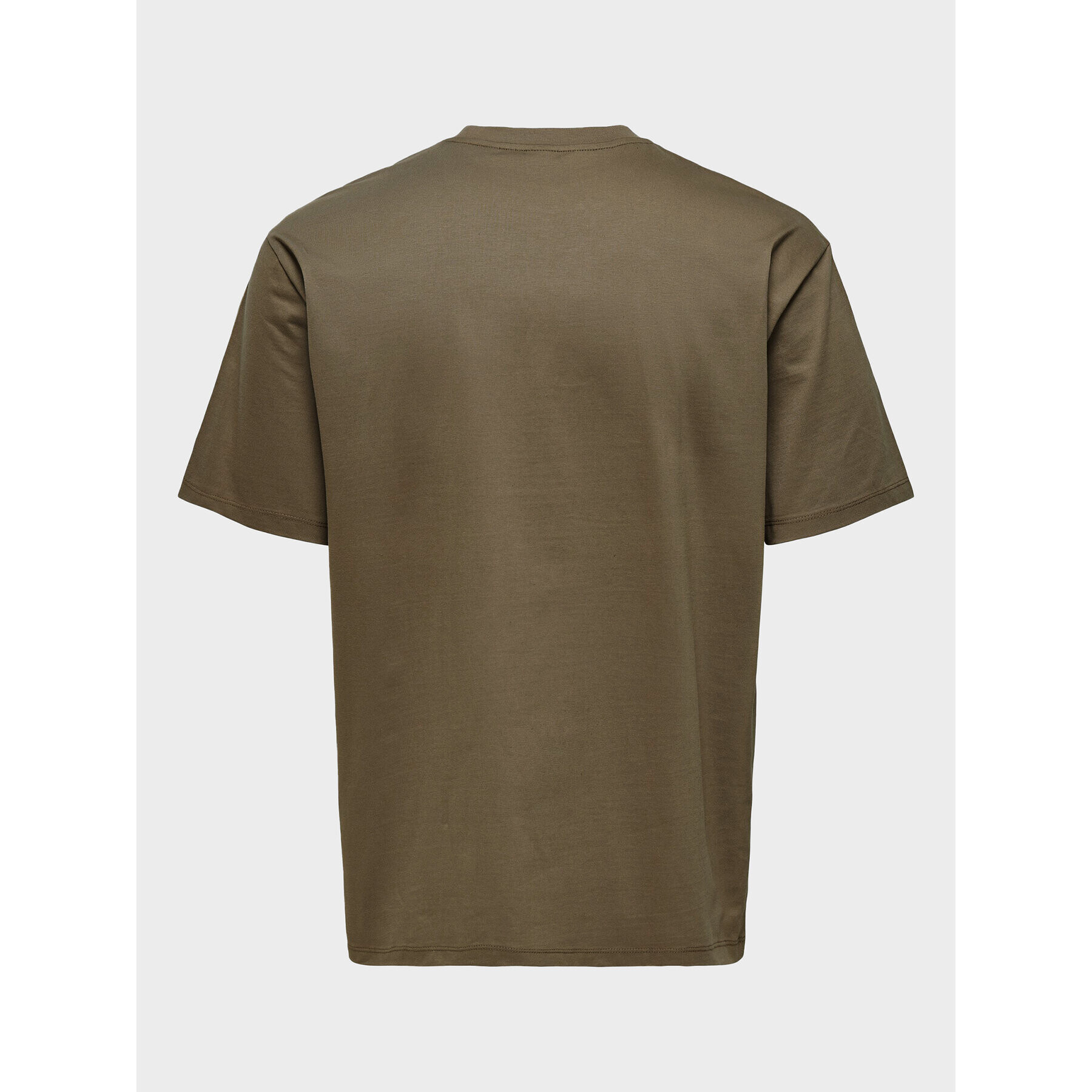 Only & Sons Тишърт Fred 22022532 Кафяв Relaxed Fit - Pepit.bg