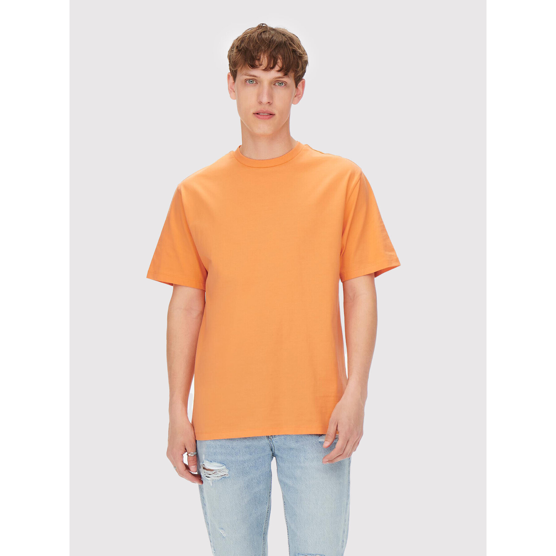 Only & Sons Тишърт Fred 22022532 Оранжев Relaxed Fit - Pepit.bg