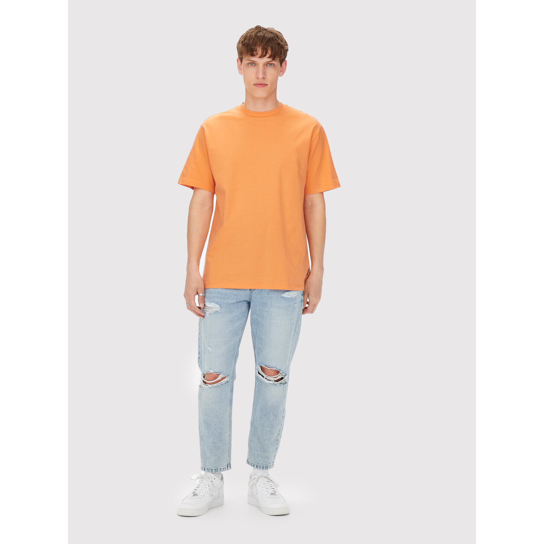 Only & Sons Тишърт Fred 22022532 Оранжев Relaxed Fit - Pepit.bg