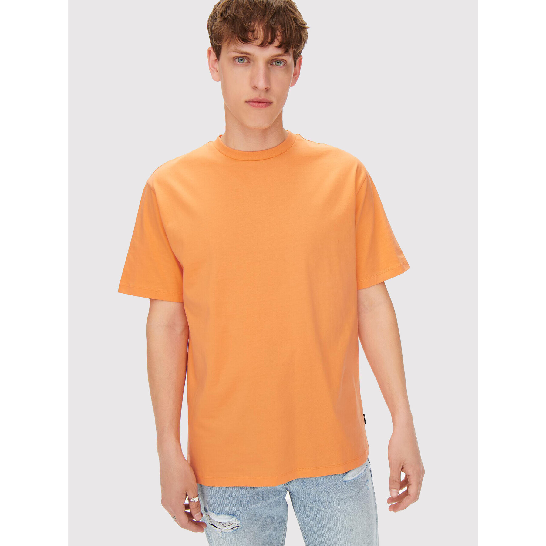 Only & Sons Тишърт Fred 22022532 Оранжев Relaxed Fit - Pepit.bg