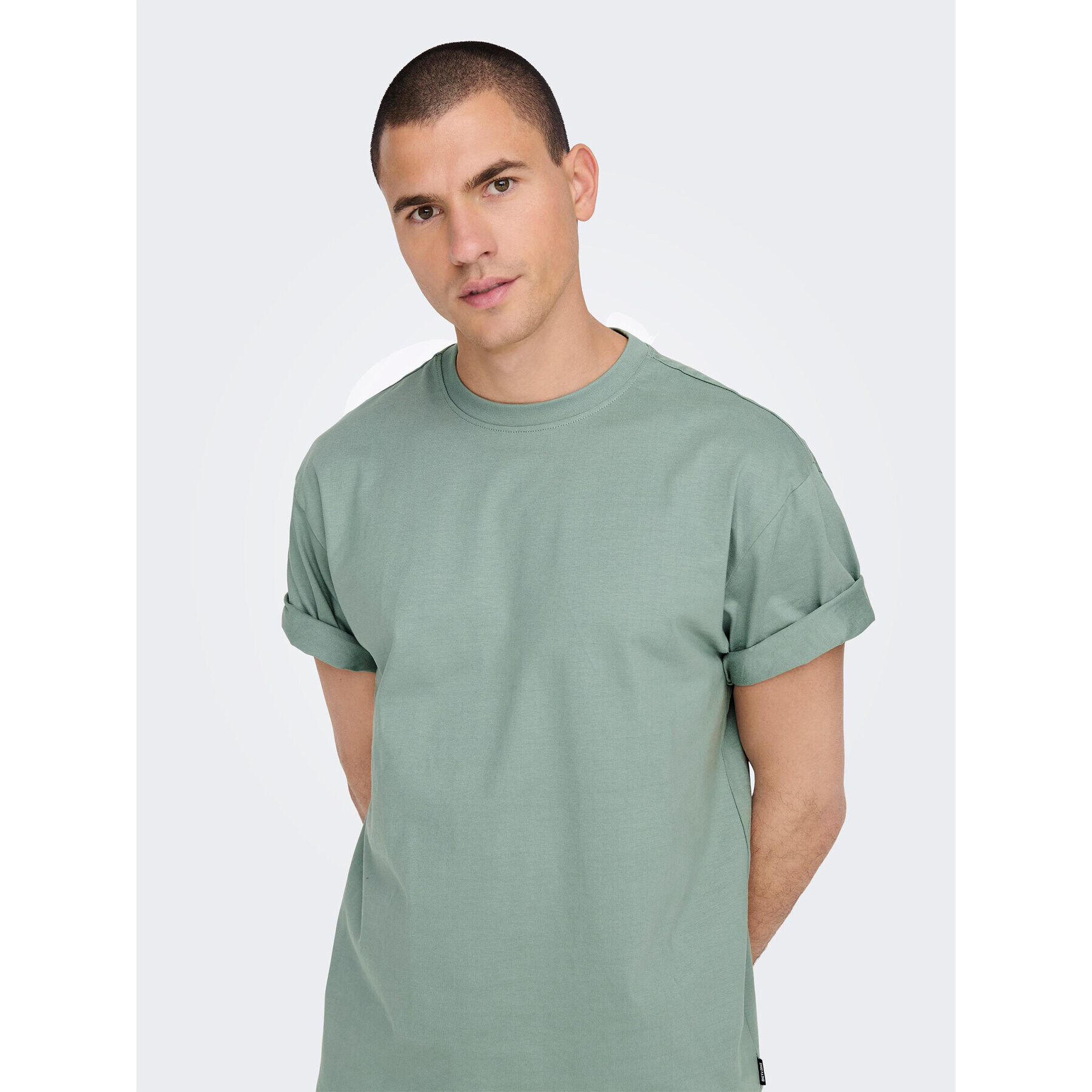 Only & Sons Тишърт Fred 22022532 Зелен Relaxed Fit - Pepit.bg