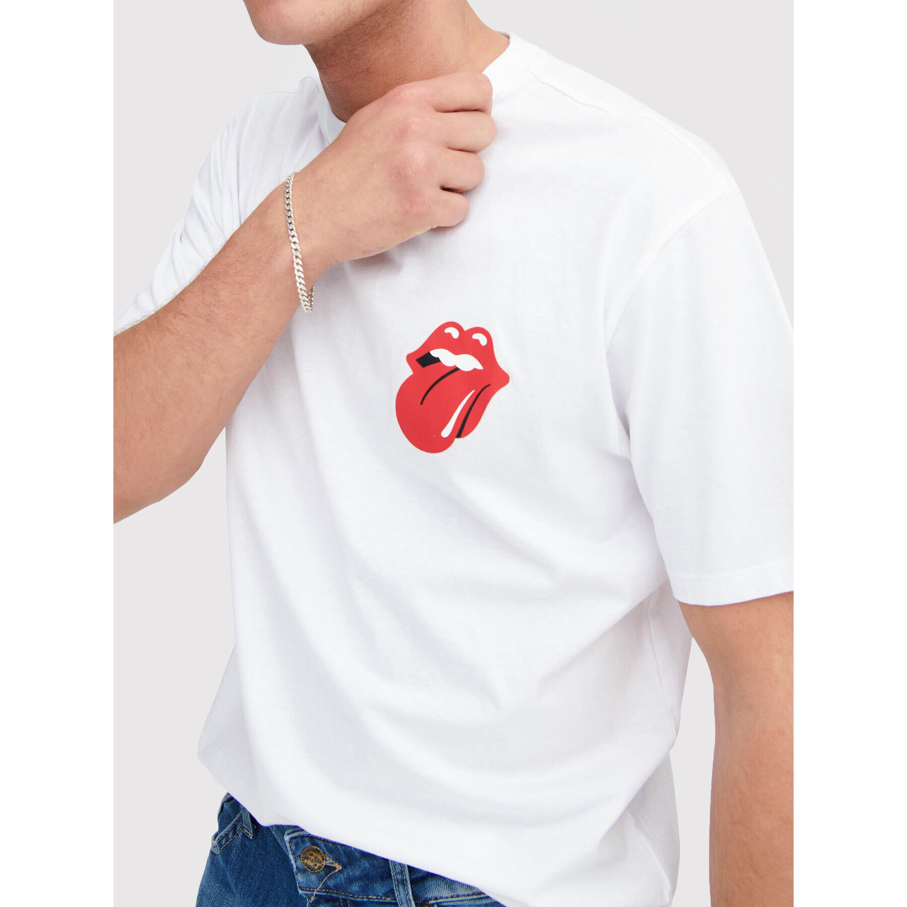 Only & Sons Тишърт Fred 22023078 Бял Relaxed Fit - Pepit.bg