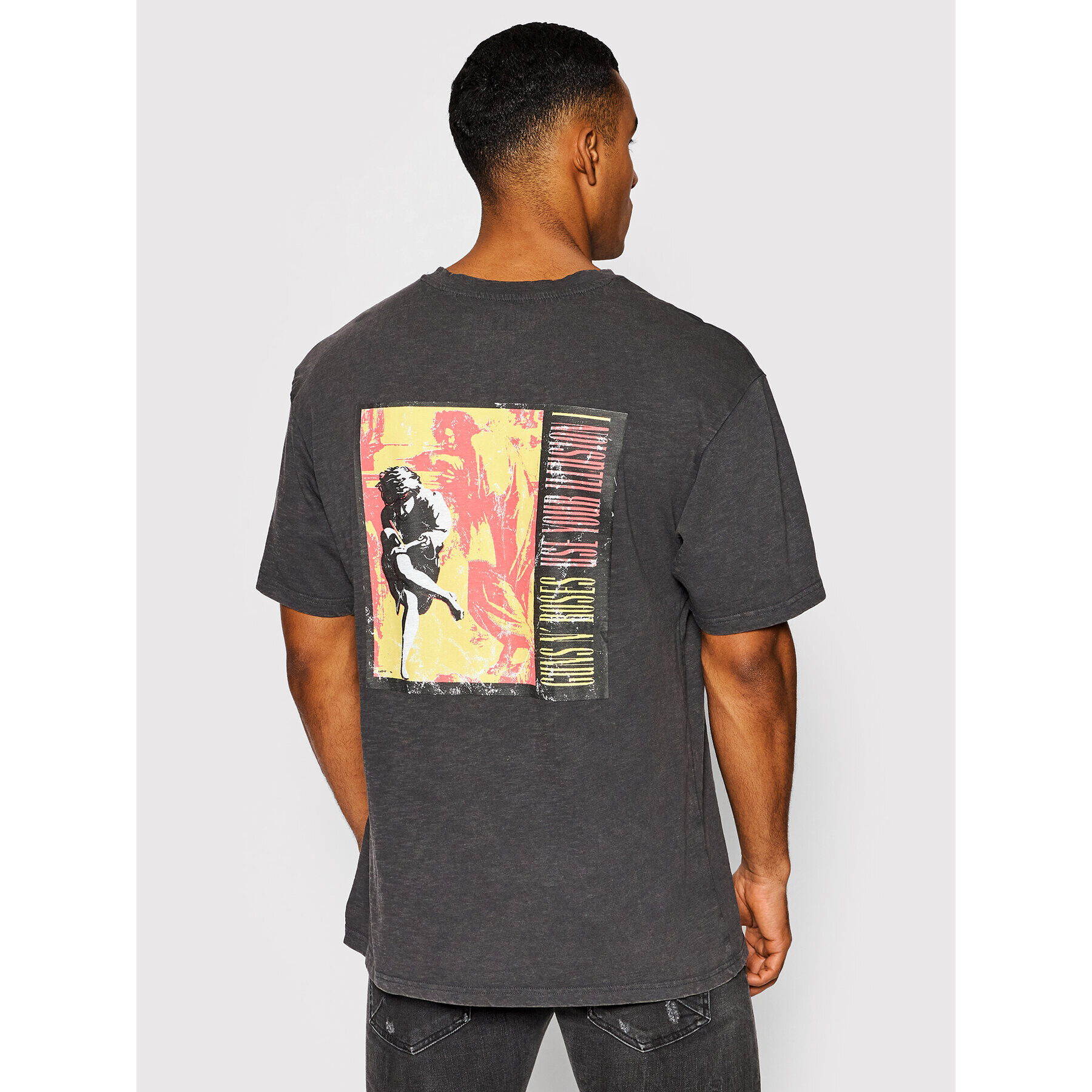 Only & Sons Тишърт Guns N' Roses 22021465 Сив Relaxed Fit - Pepit.bg