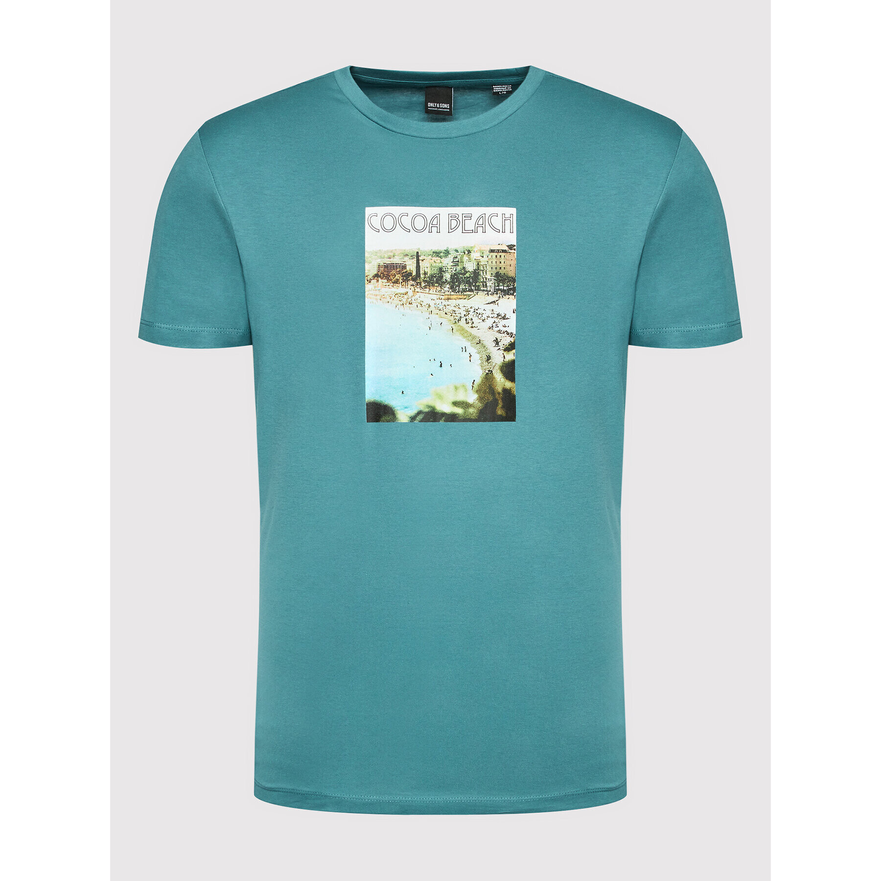 Only & Sons Тишърт Ib 22022198 Син Regular Fit - Pepit.bg