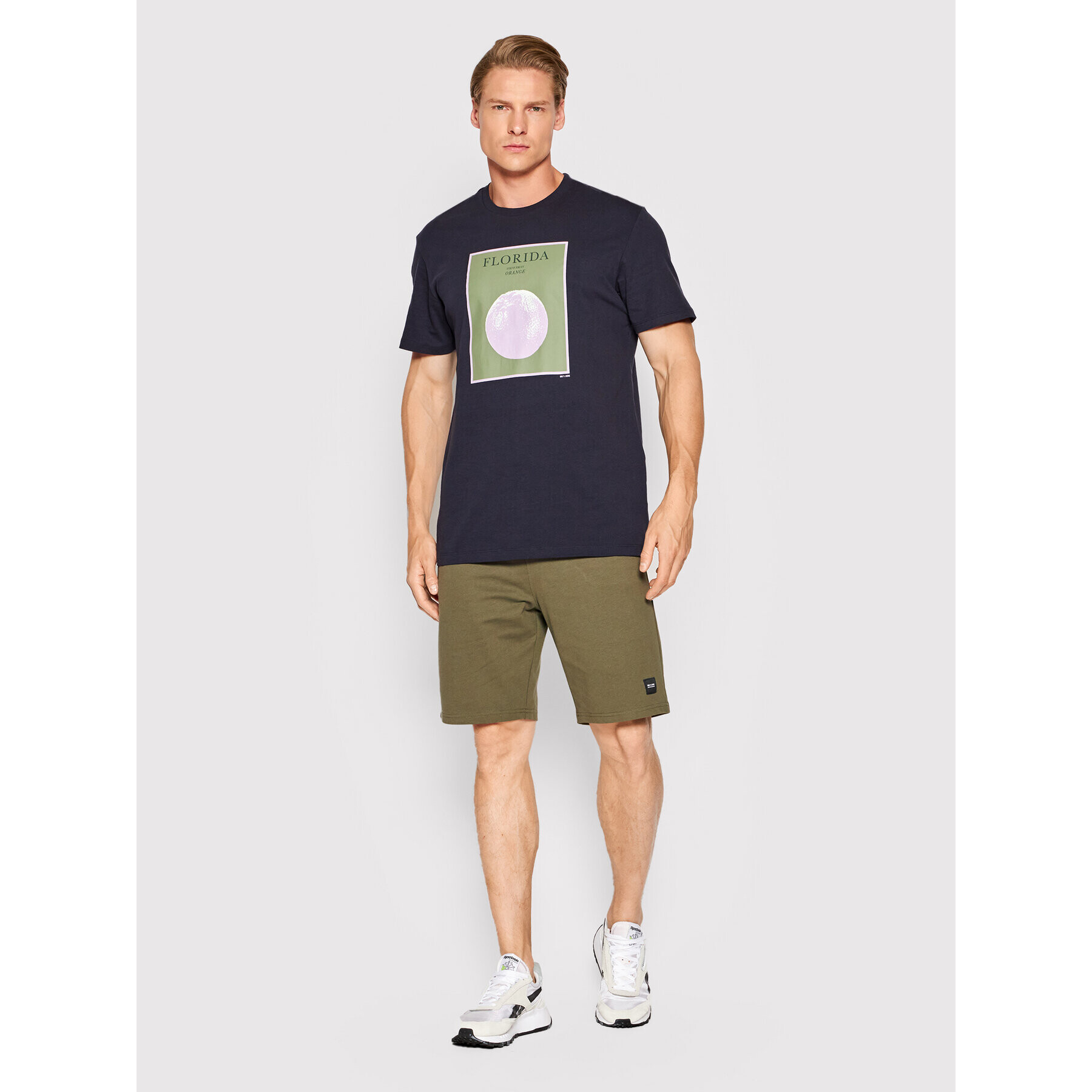 Only & Sons Тишърт Ike 22022197 Тъмносин Regular Fit - Pepit.bg