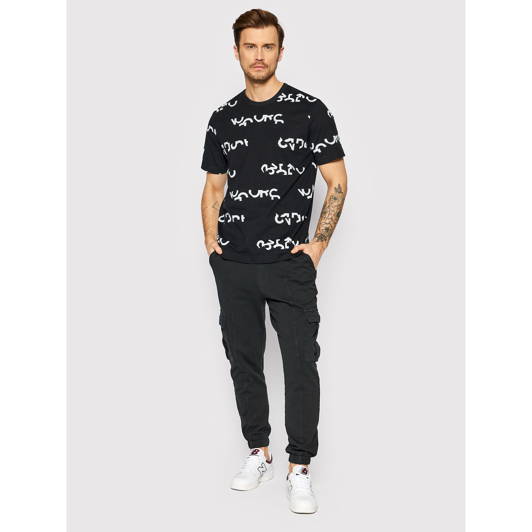 Only & Sons Тишърт Kirk 22021774 Черен Relaxed Fit - Pepit.bg