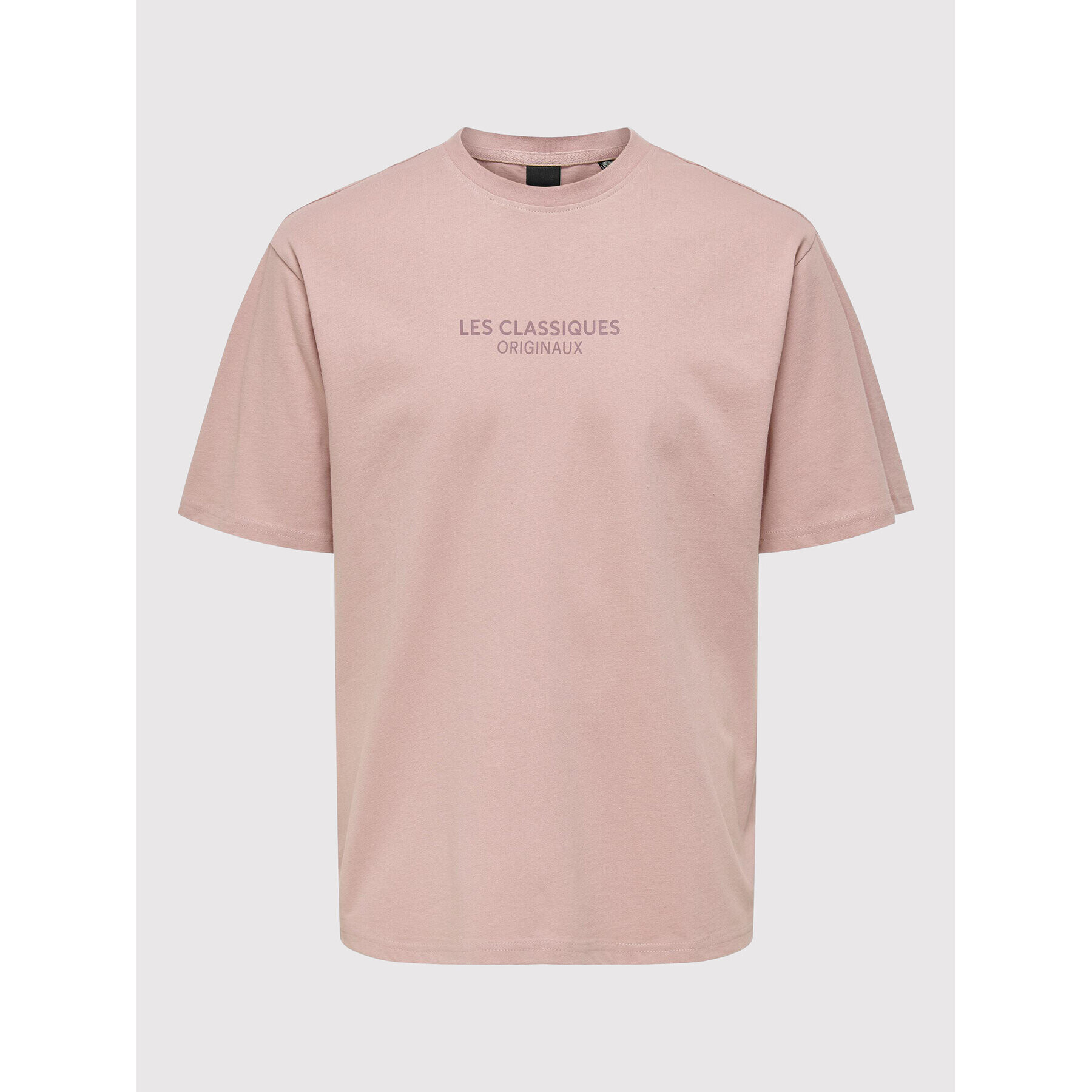 Only & Sons Тишърт Lesclassiques 22023894 Розов Regular Fit - Pepit.bg