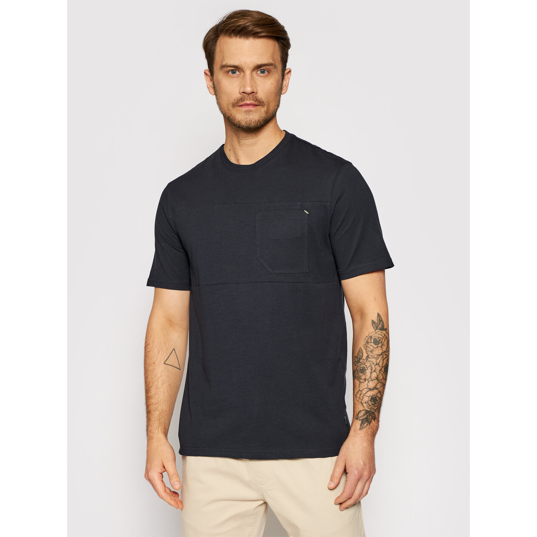 Only & Sons Тишърт Manuel 22018842 Тъмносин Regular Fit - Pepit.bg