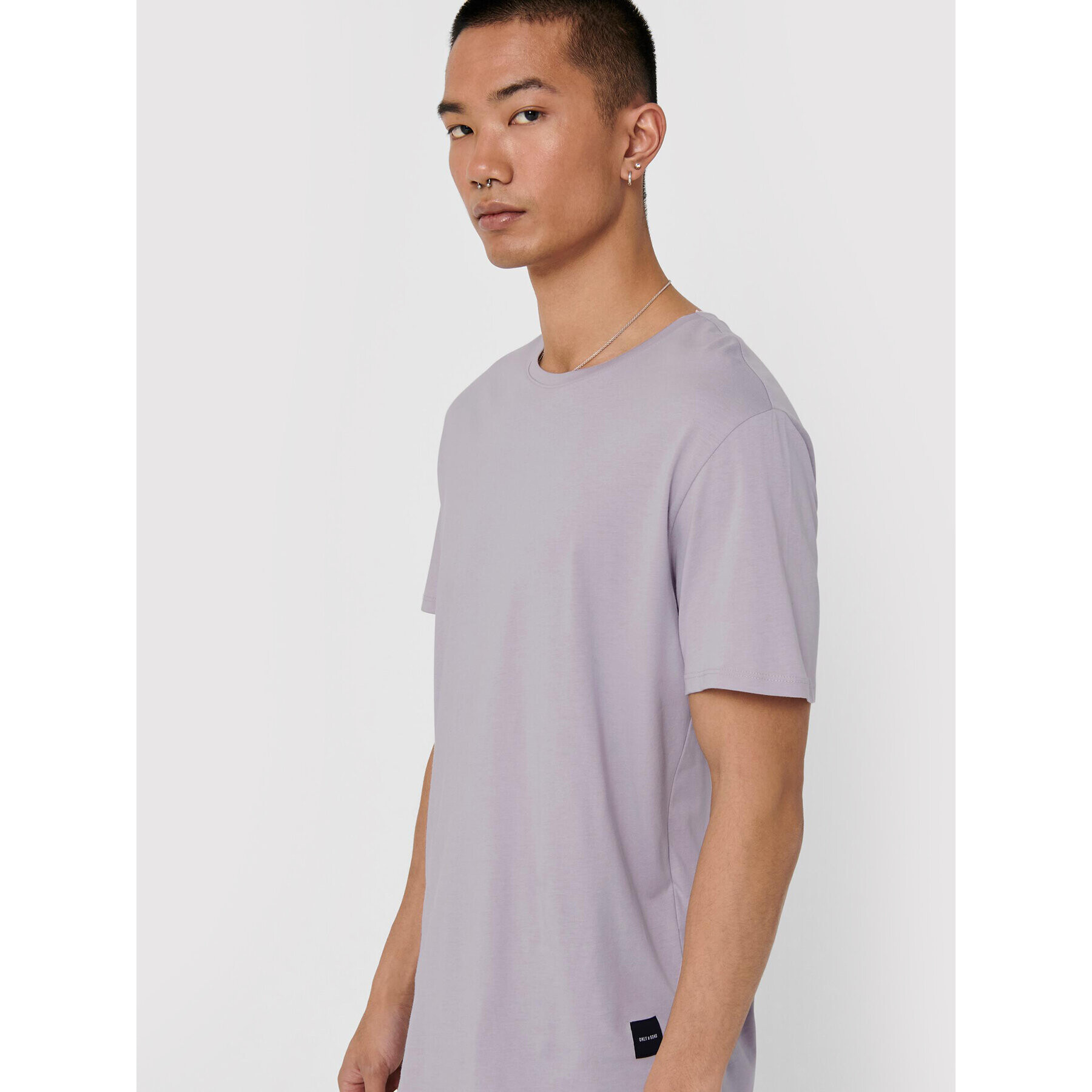 Only & Sons Тишърт Matt 22002973 Сив Regular Fit - Pepit.bg